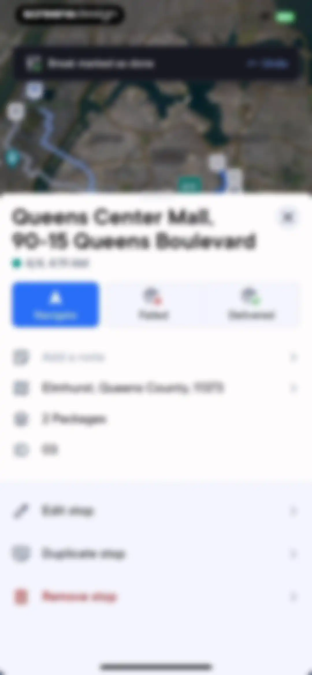 Spoke Route Planner screen 55