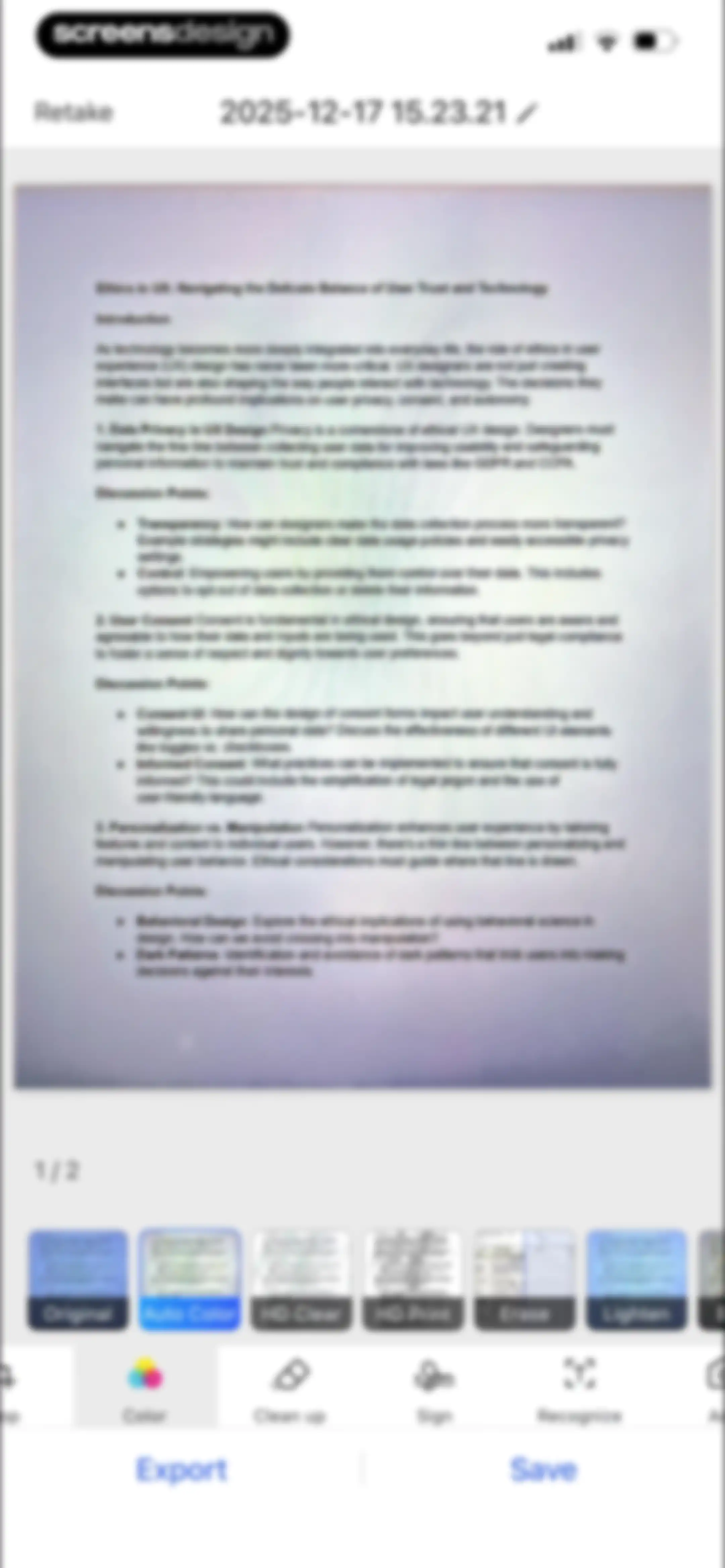 Mobile Scanner App - Scan PDF screen 19