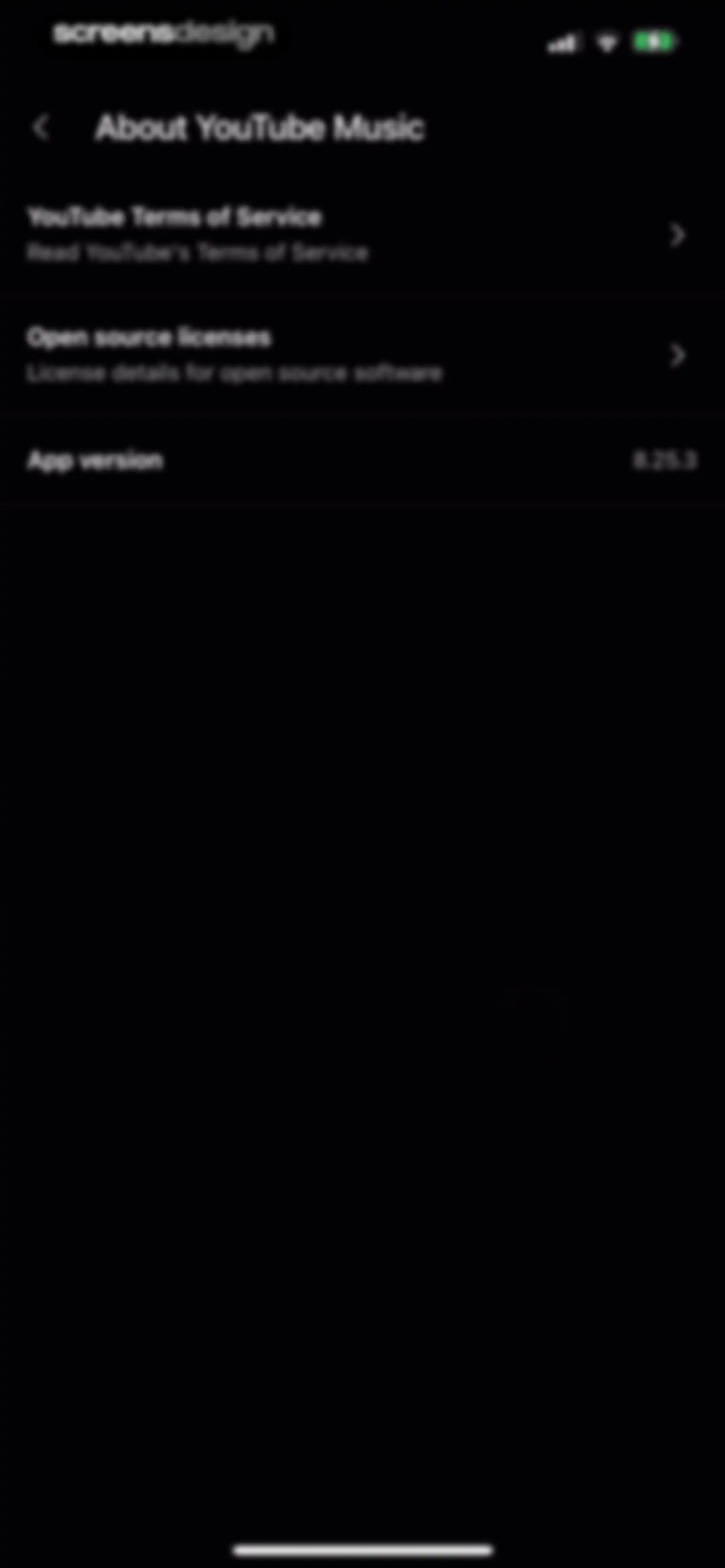 YouTube Music screen 197