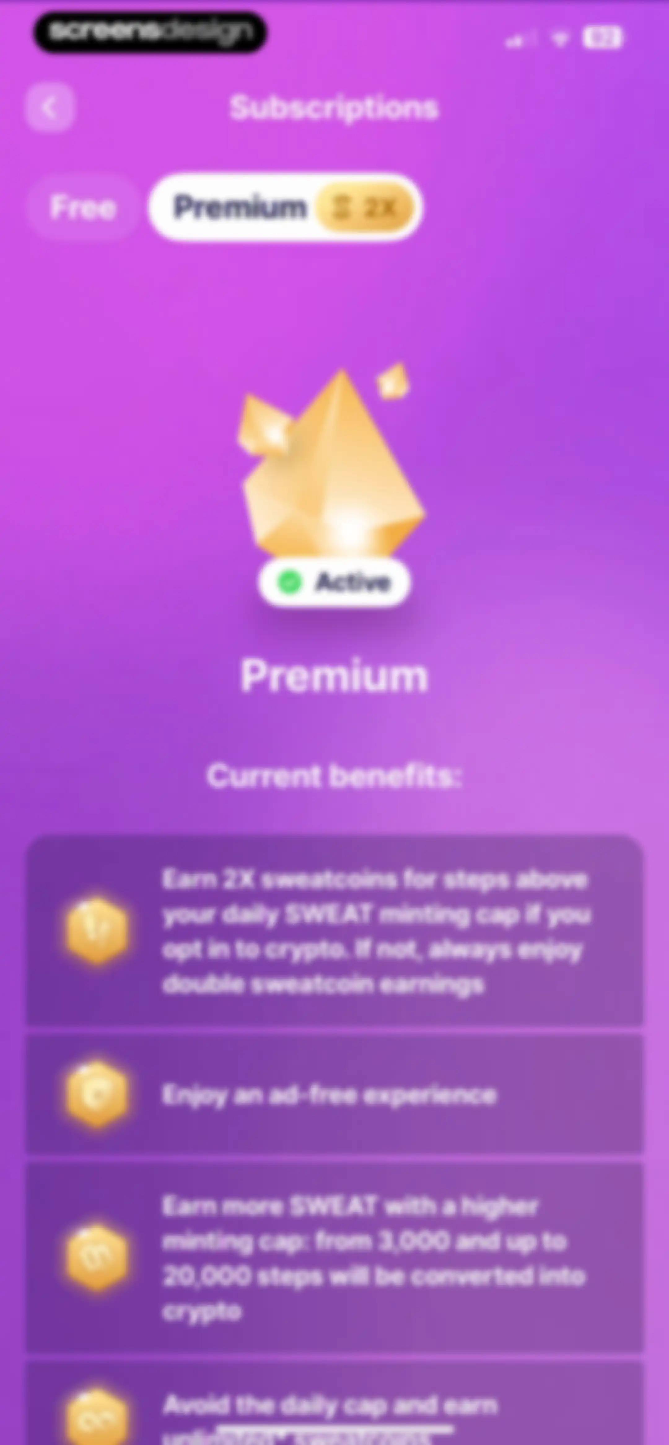 Sweatcoin Walking Step Counter screen 179