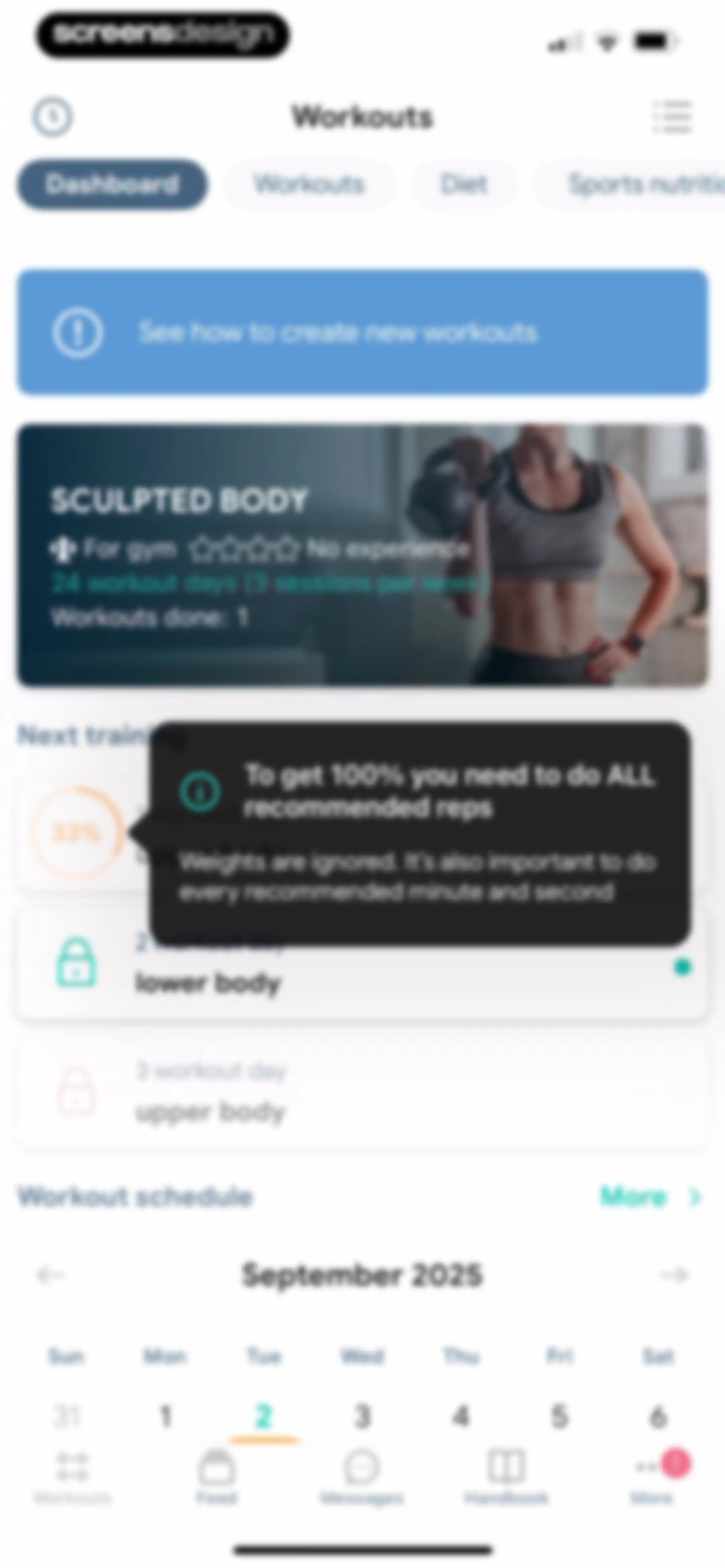 Fitness App: Gym Workout Plan screen 69