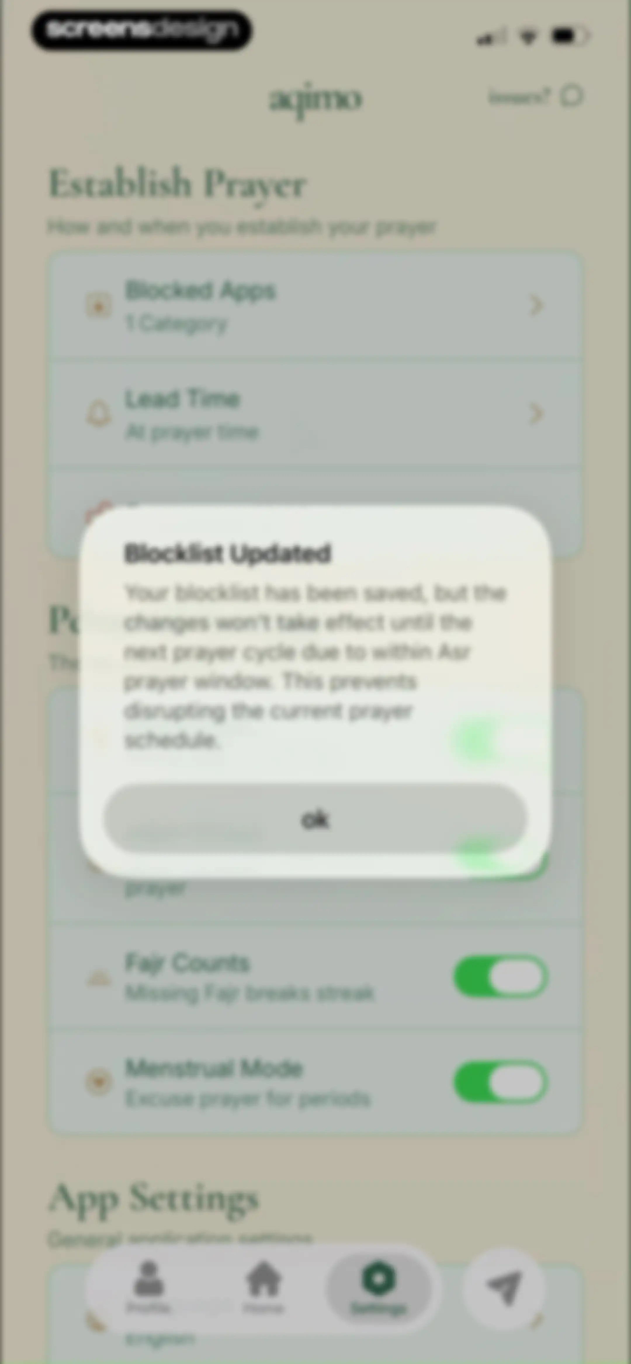 Aqimo: Salah Focus screen 64
