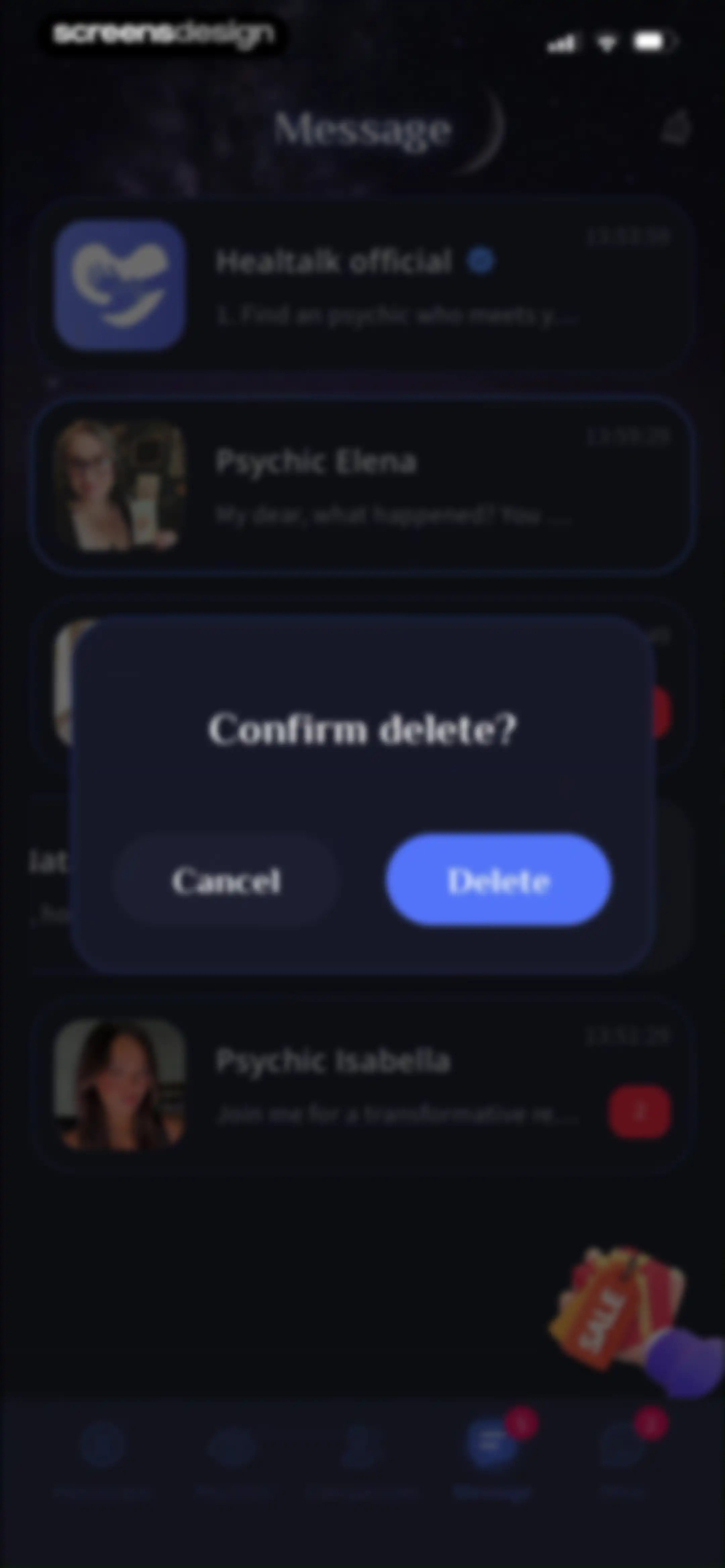 HealTalk - Text Reading screen 125