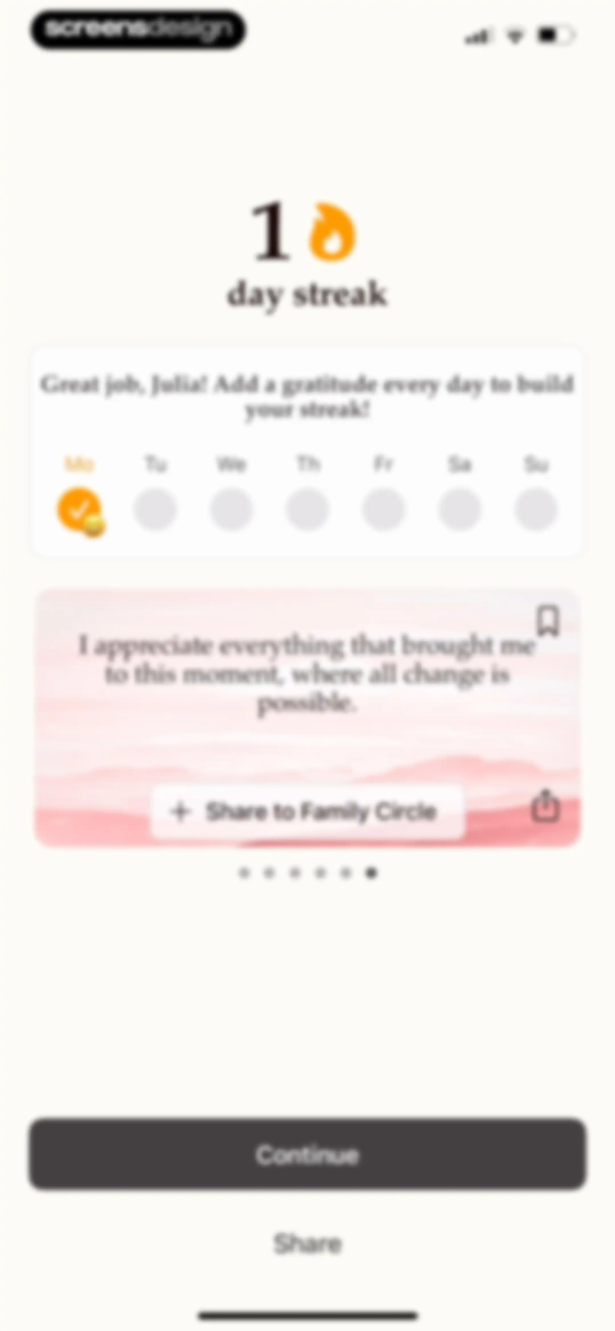 Gratitude Plus – Journal screen 52