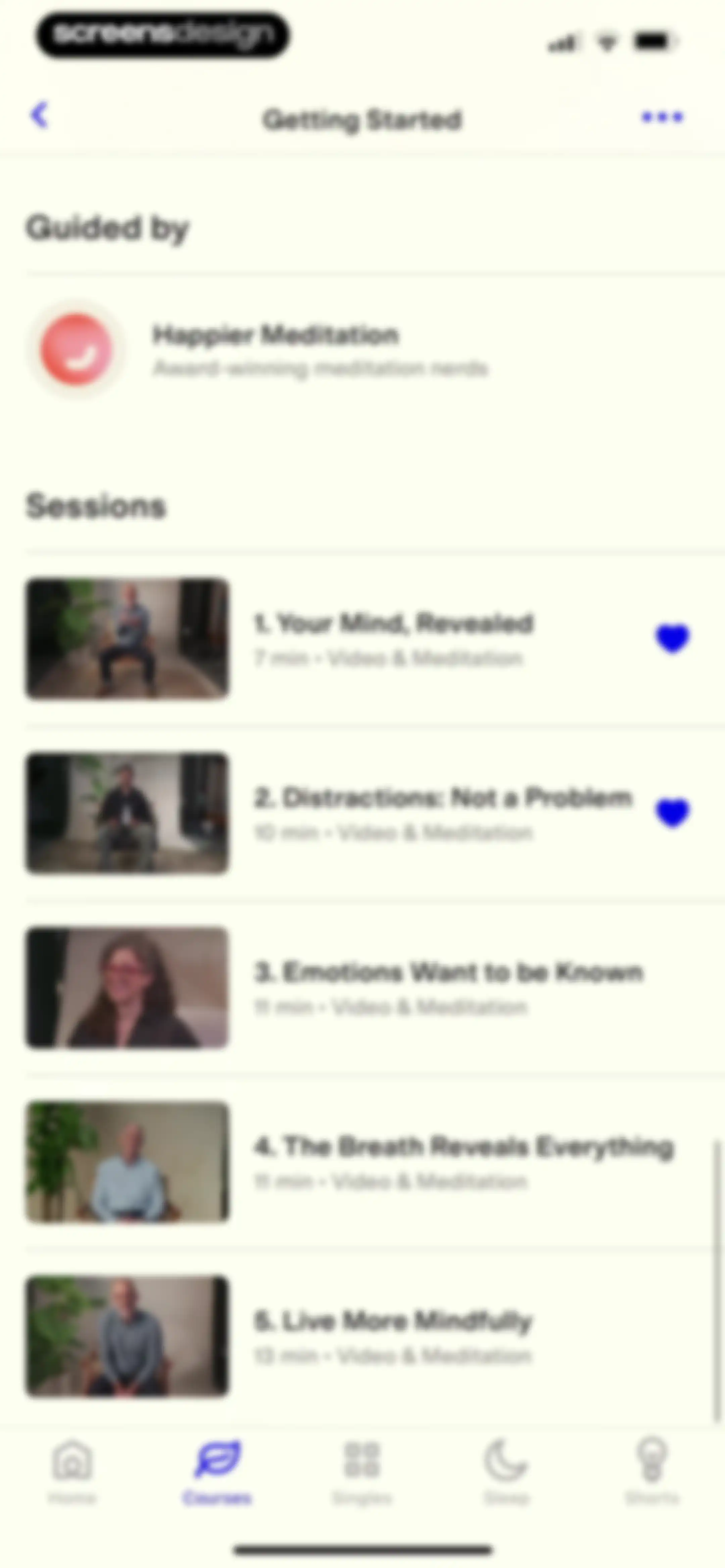 Happier Meditation screen 76