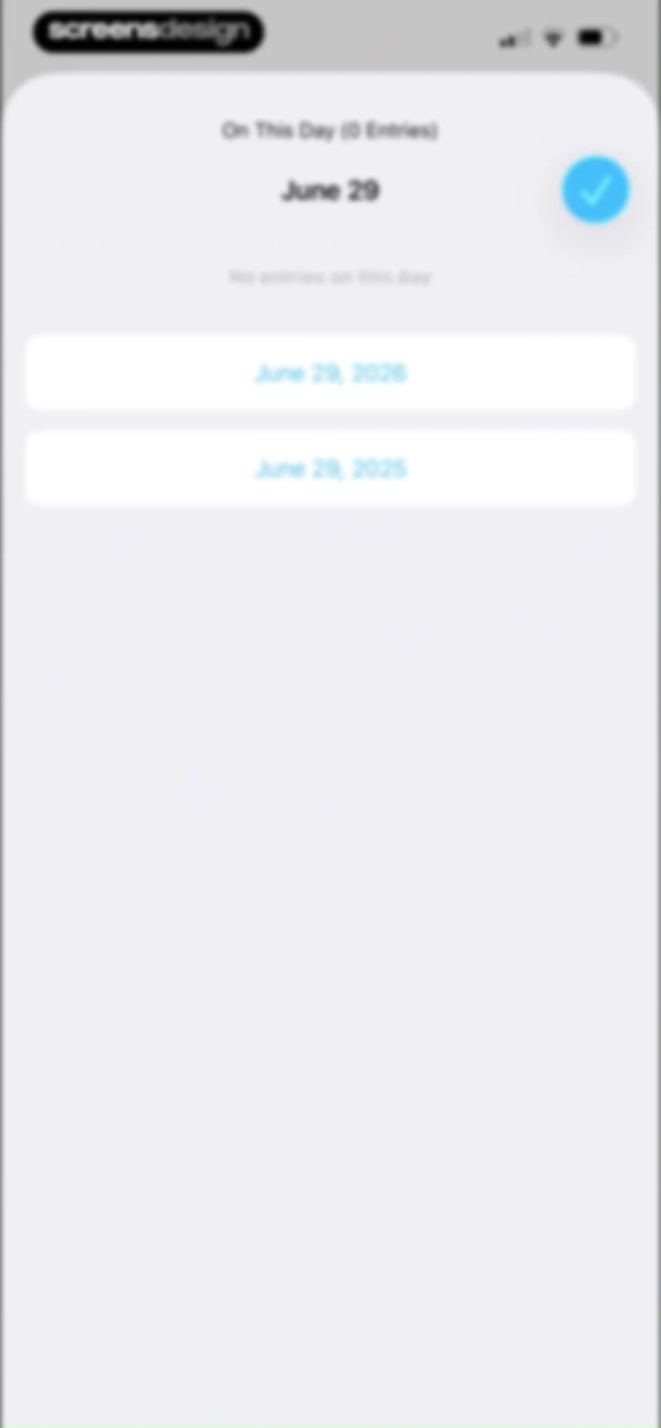 Day One: Daily Journal & Diary screen 123