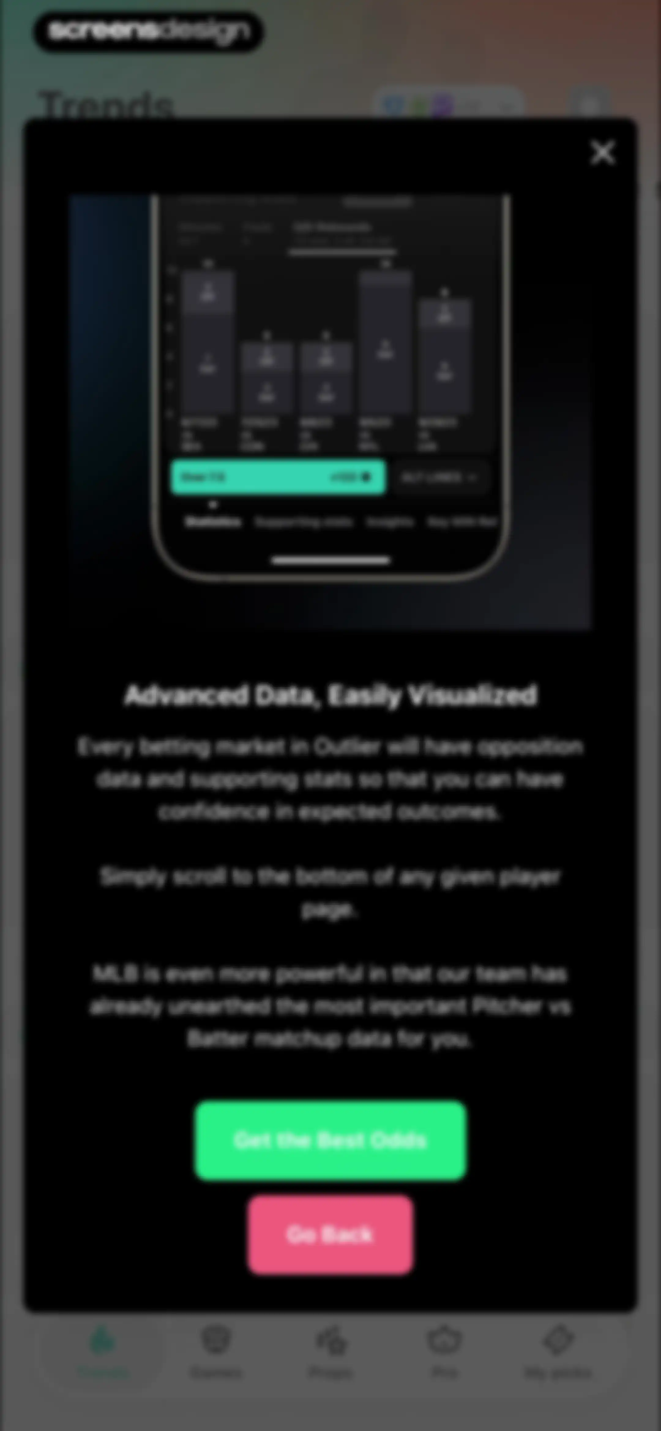 Outlier: Smart Sports Betting screen 28