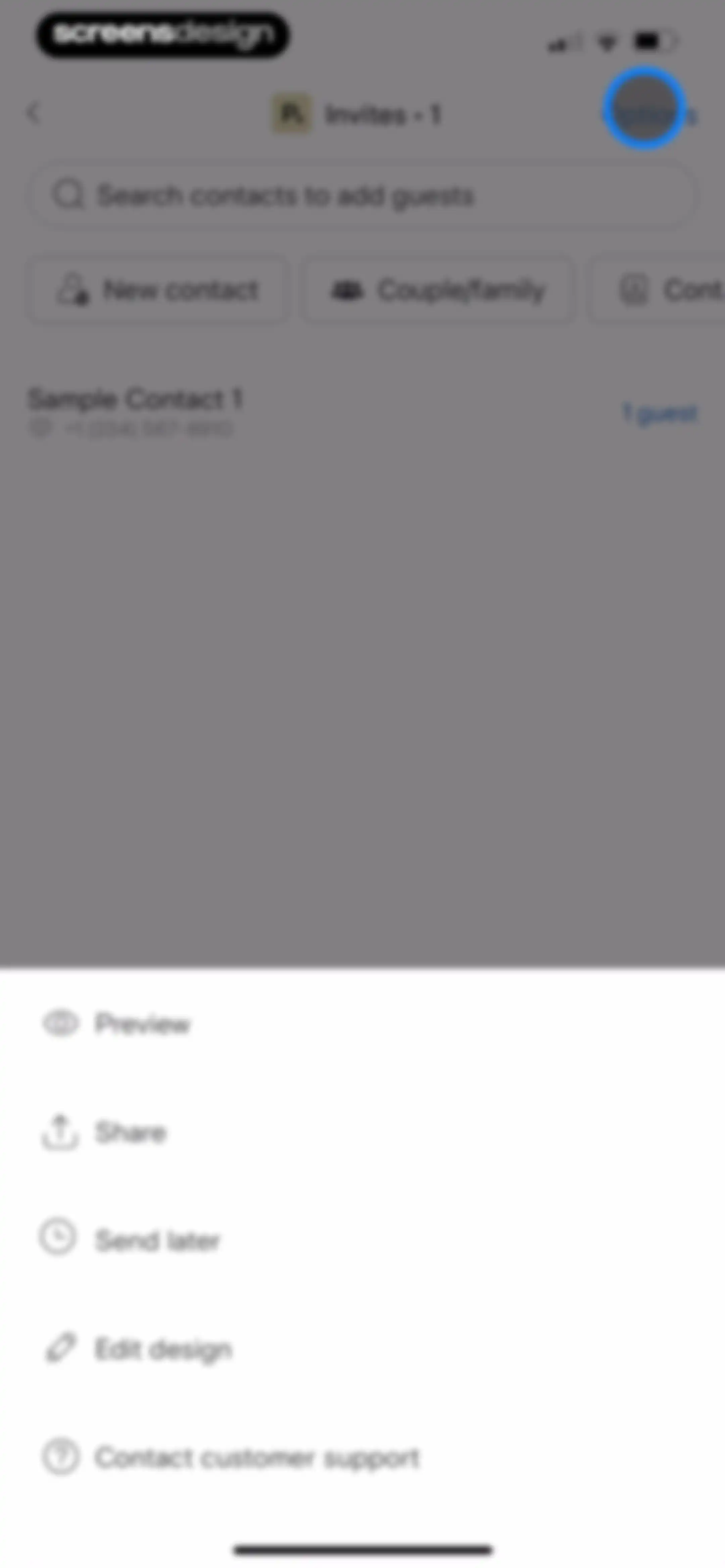 Paperless Post: Invitations screen 76
