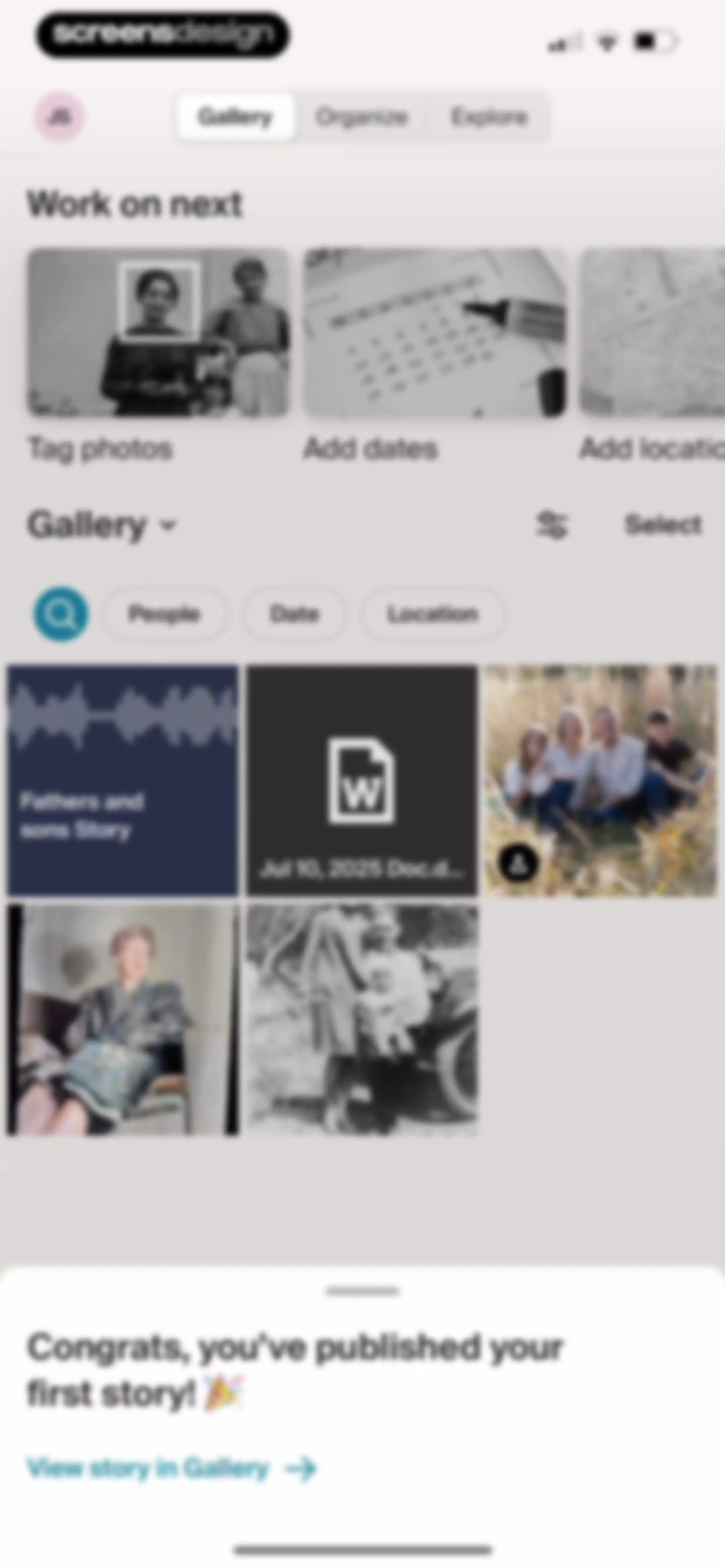 Ancestry: Family History & DNA screen 252
