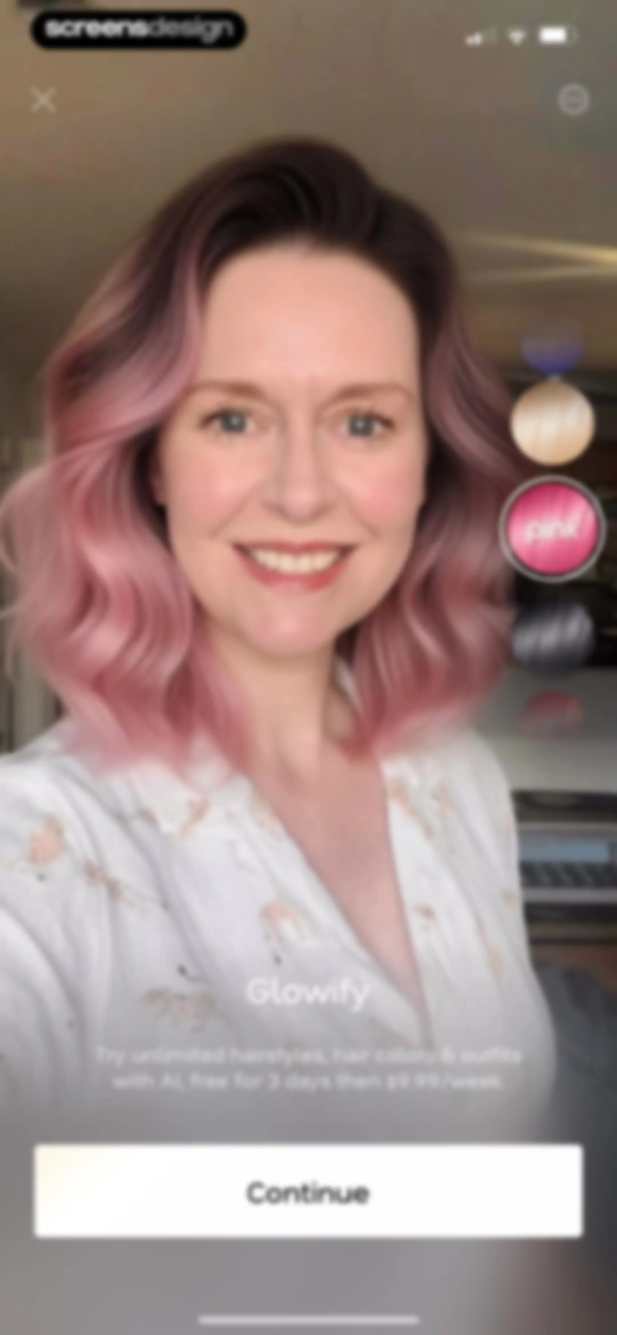 Glowify - AI Hairstyle Try On screen 4