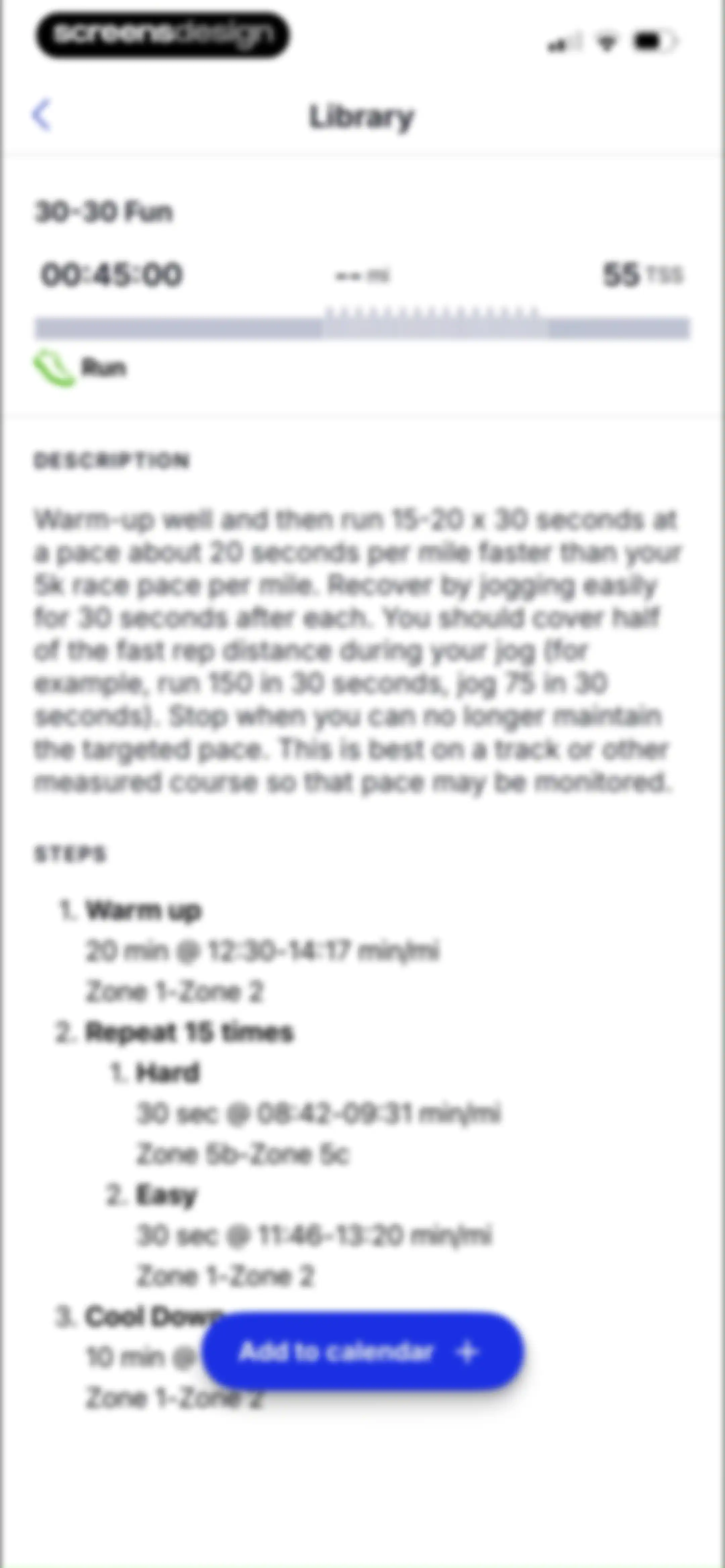 TrainingPeaks: Plan Train Lift screen 95