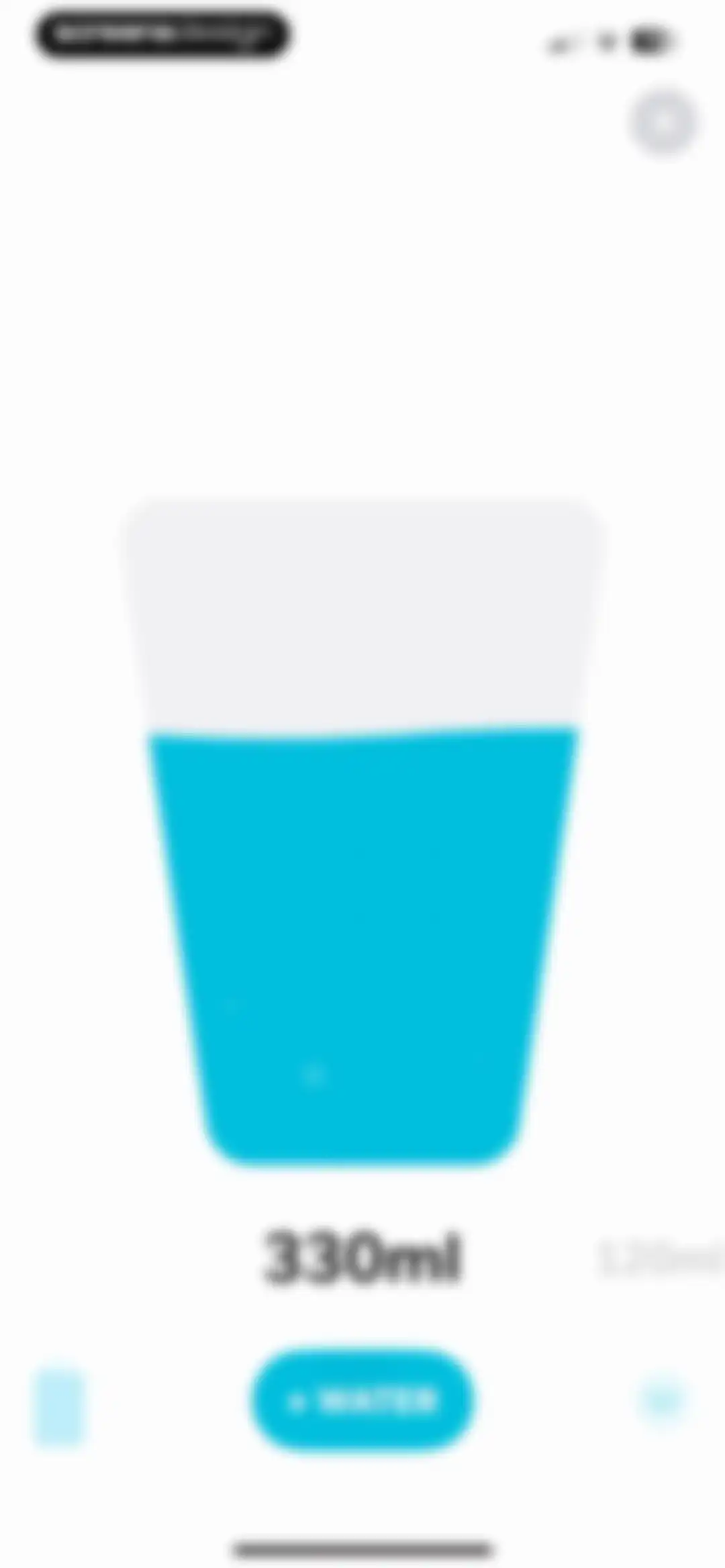 Water tracker Waterllama screen 58