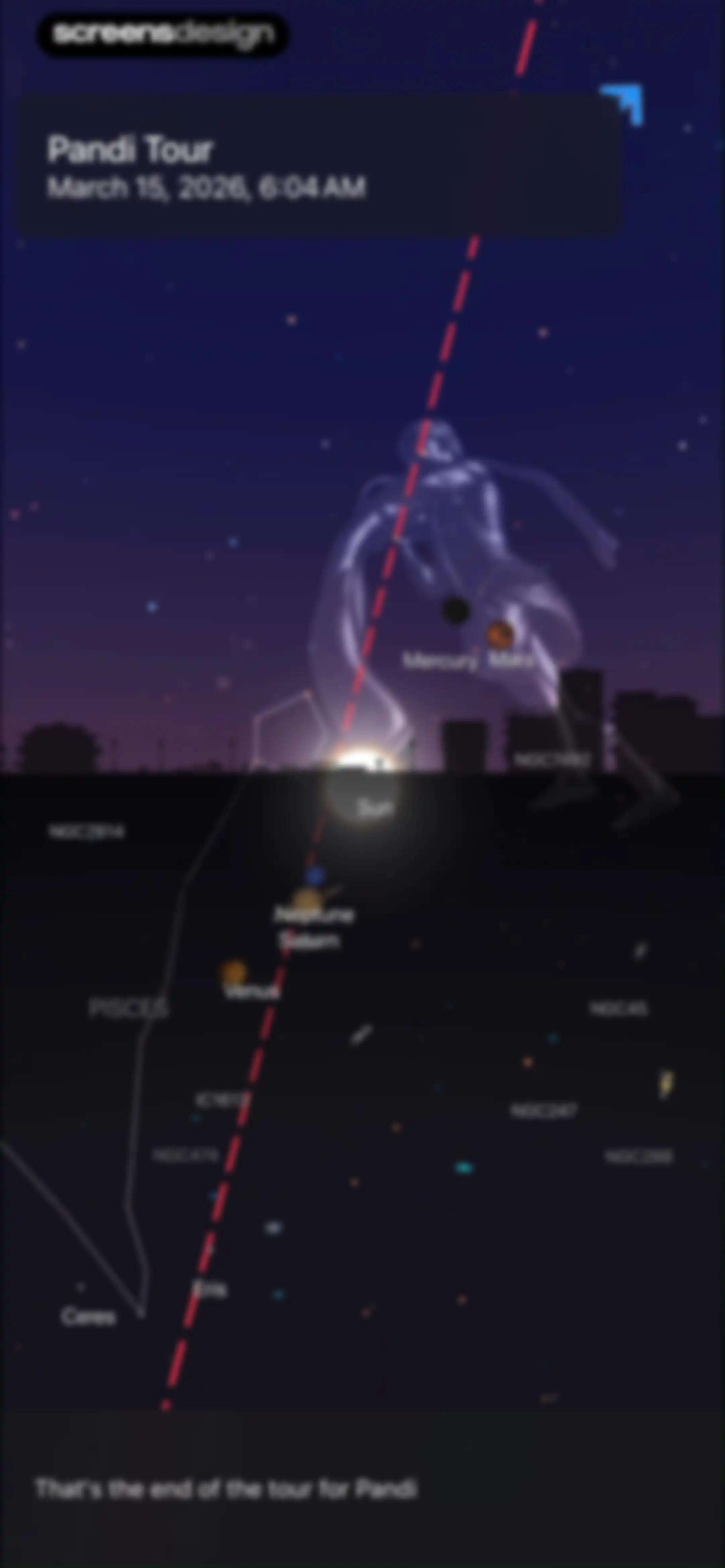 Night Sky screen 70