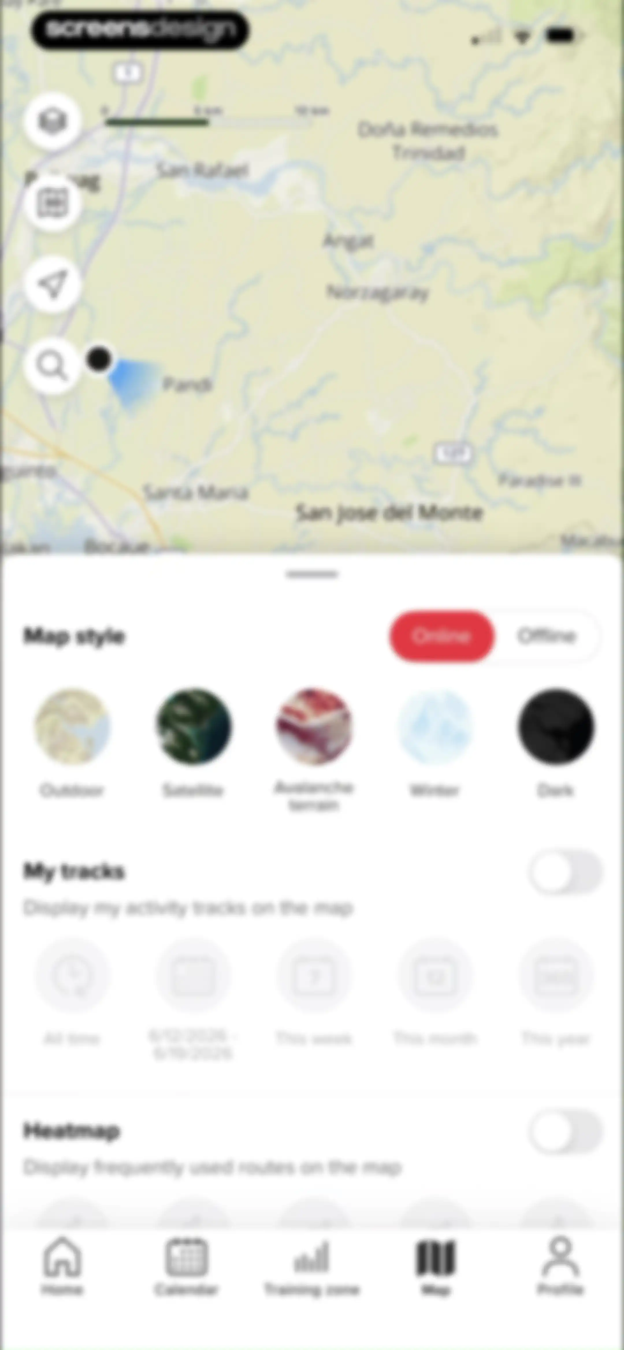 Sports Tracker: Run Bike Hike screen 199