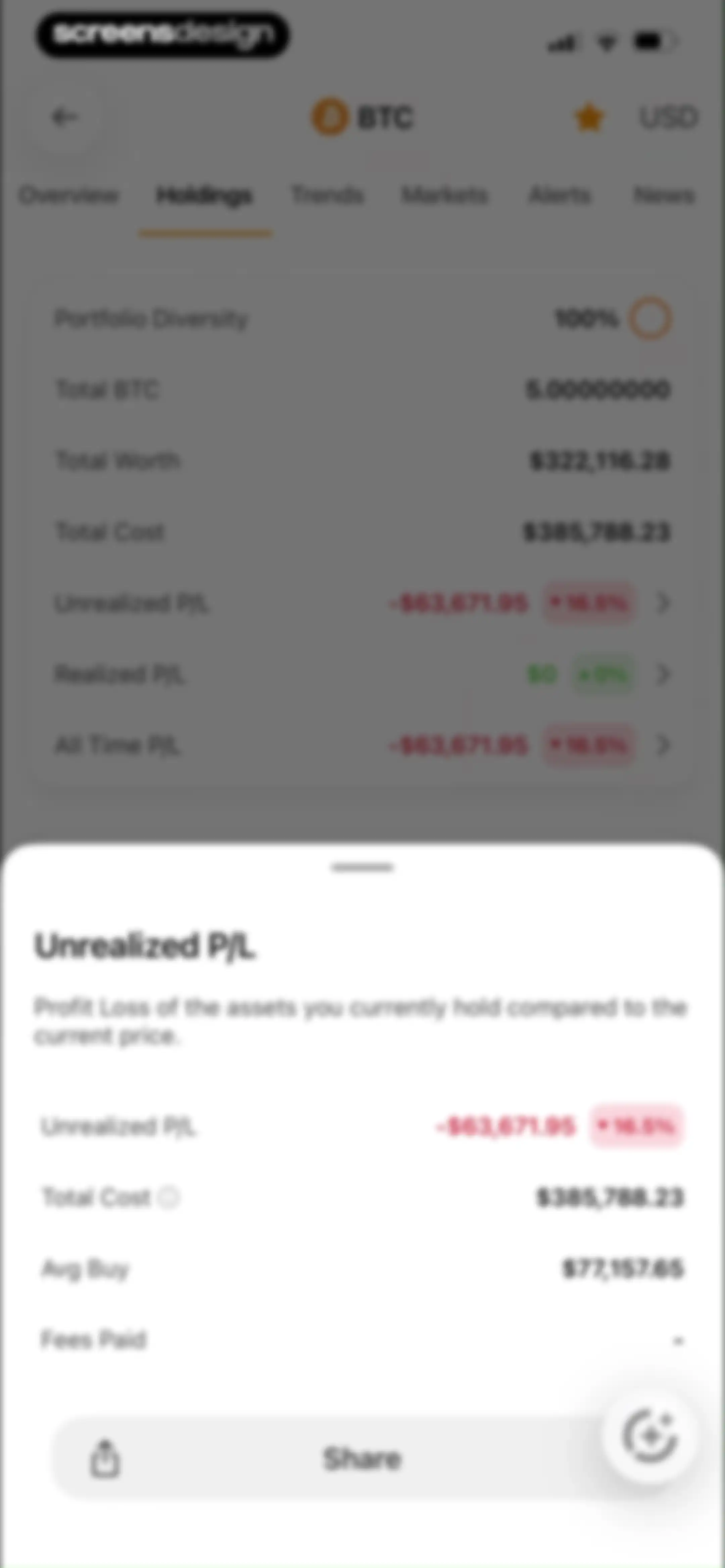 CoinStats: Crypto Portfolio screen 44