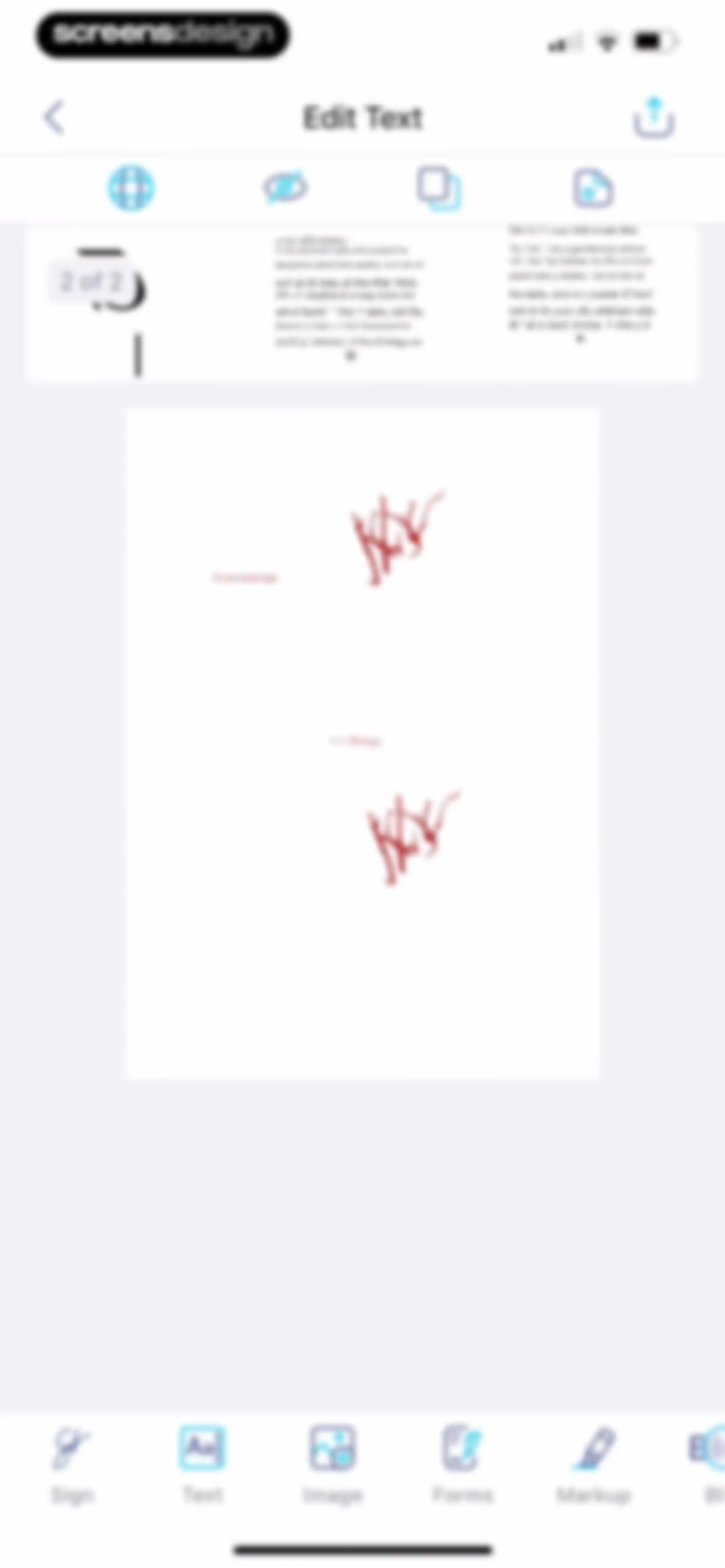 iScanner: PDF Document Scanner screen 117