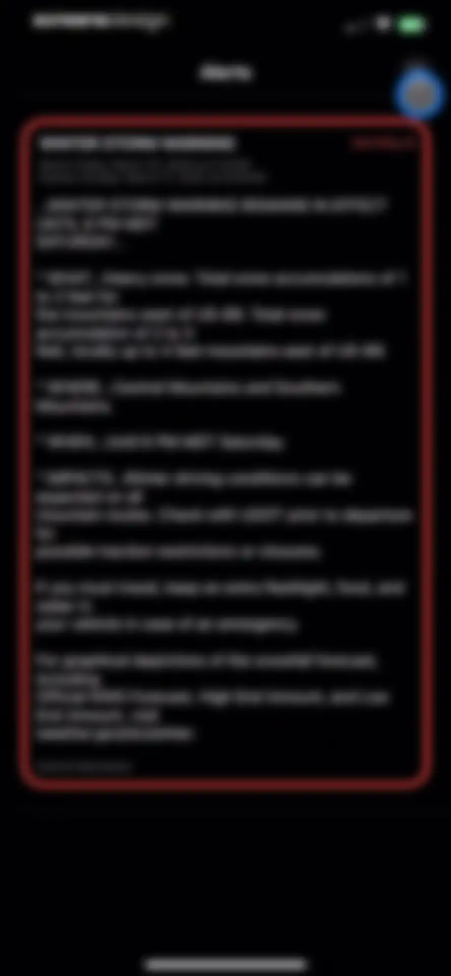 Weather on the Way screen 33