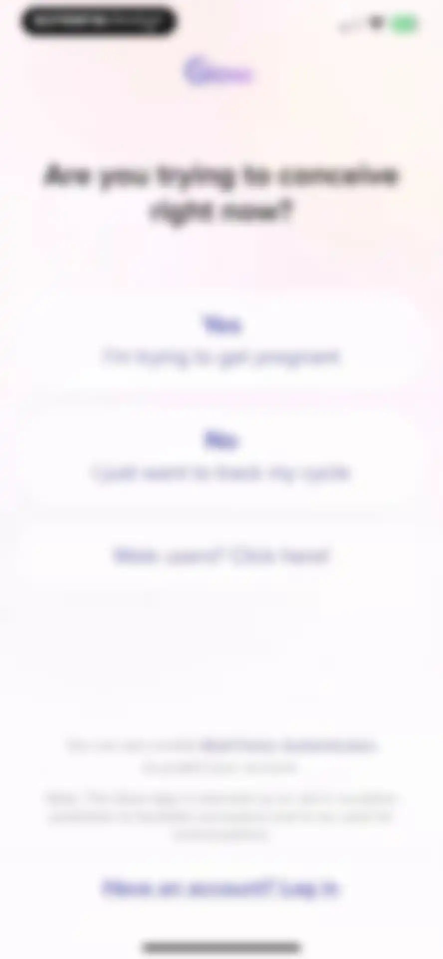 Glow Ovulation & Period App screen 4