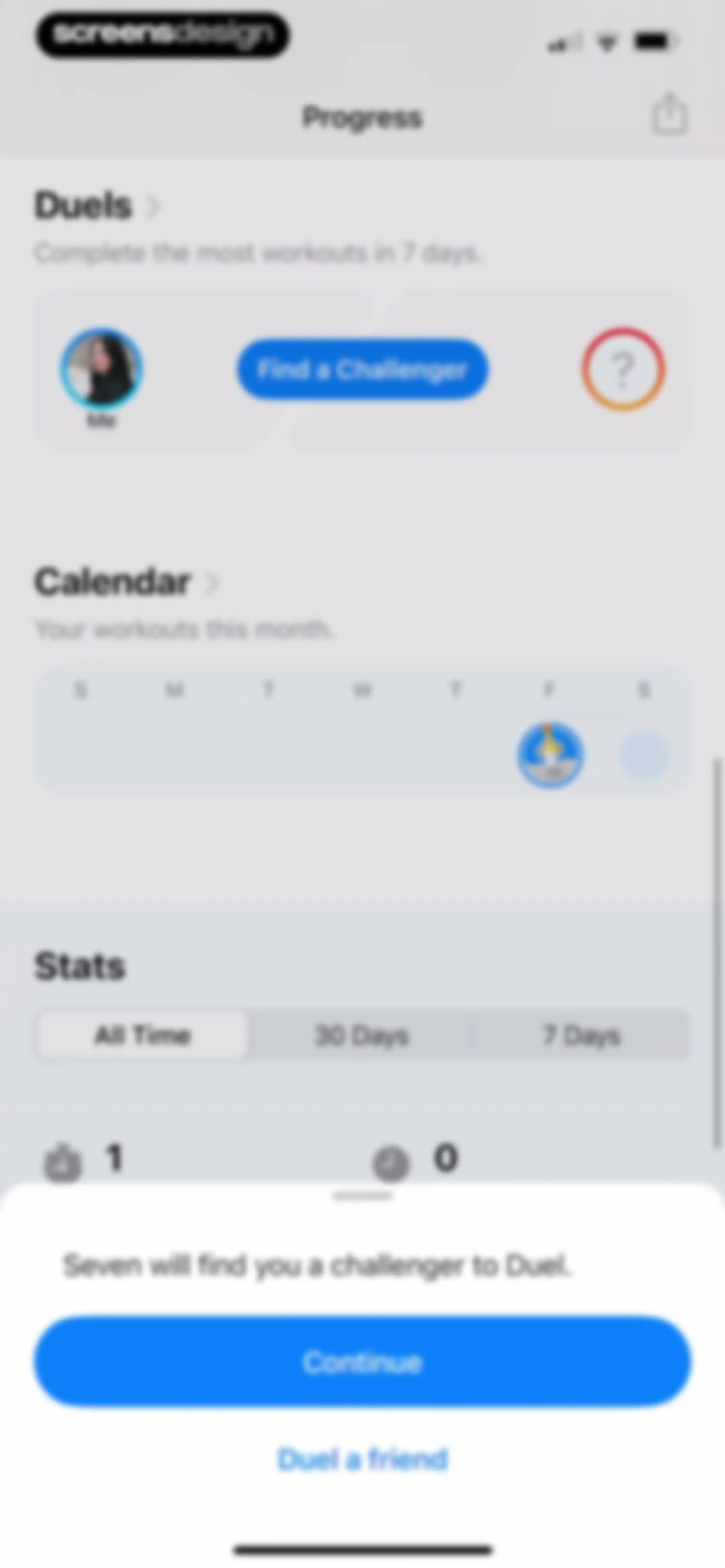 Seven: 7 Minute Workout screen 114