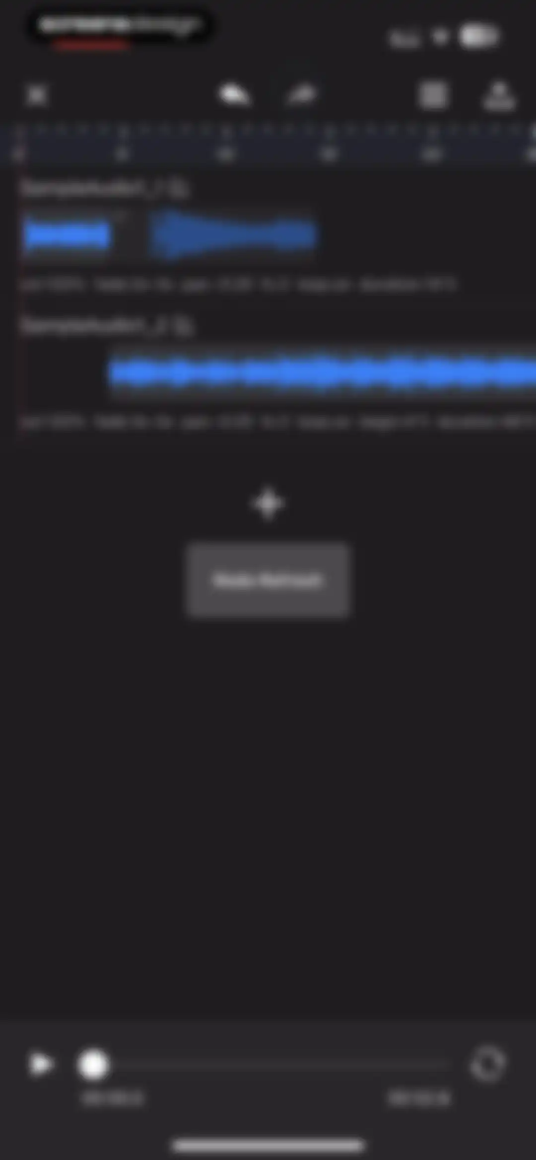 Audio Editor - Music editor screen 28