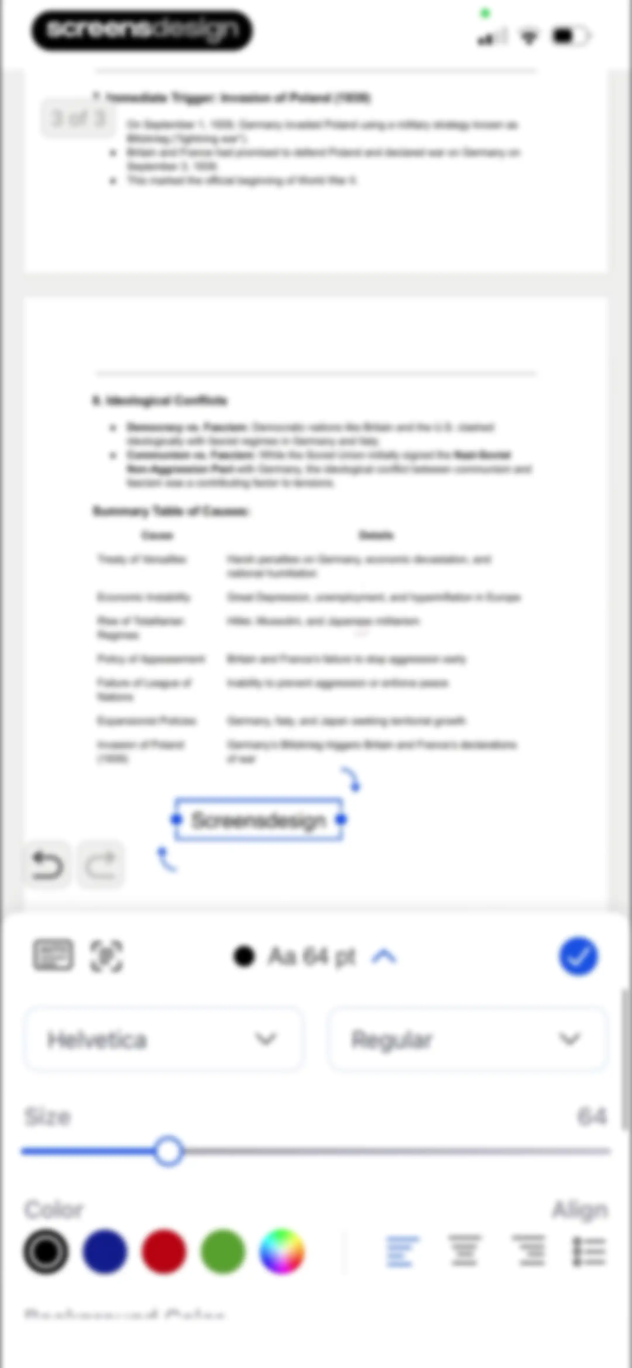 Forma: PDF Document Editor screen 34