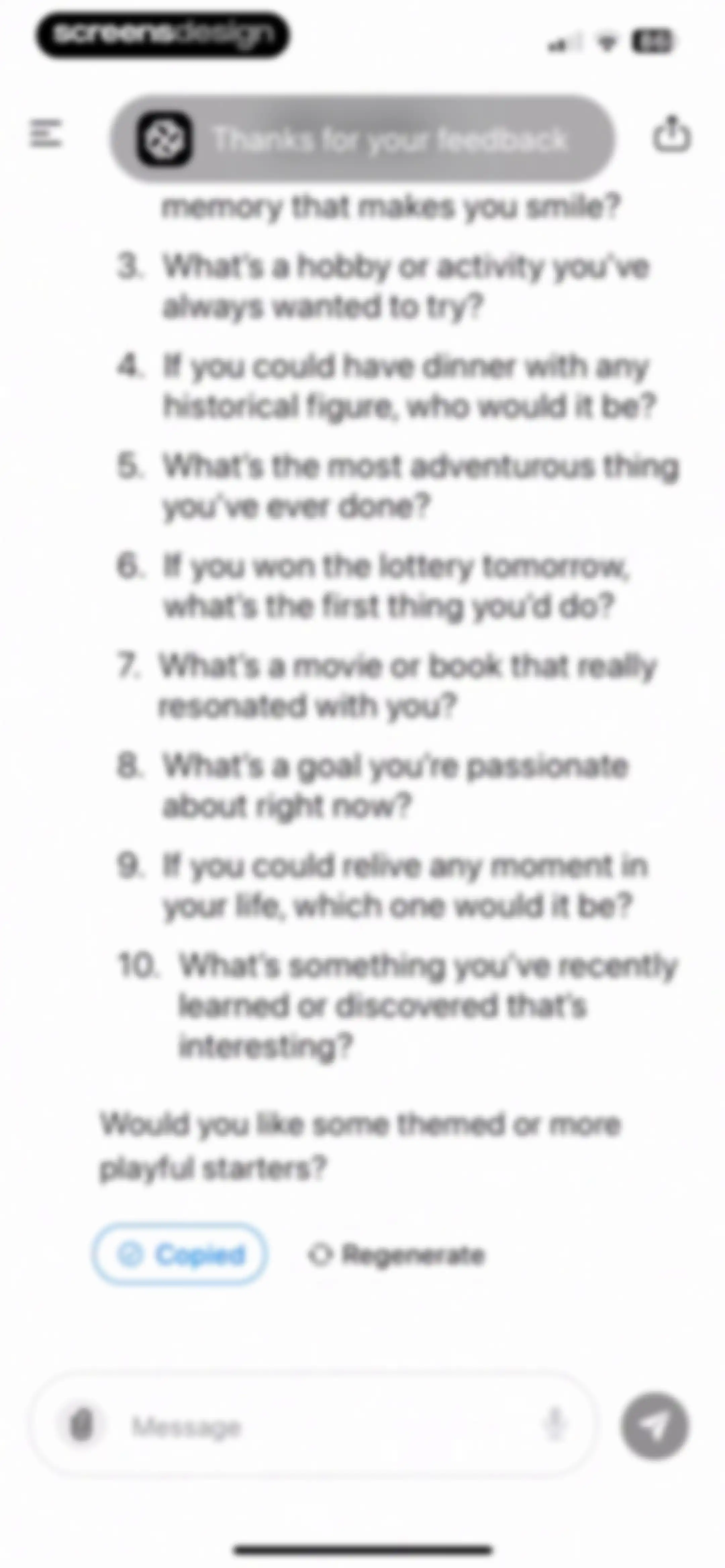 Chatbot App: AI Assistant screen 18