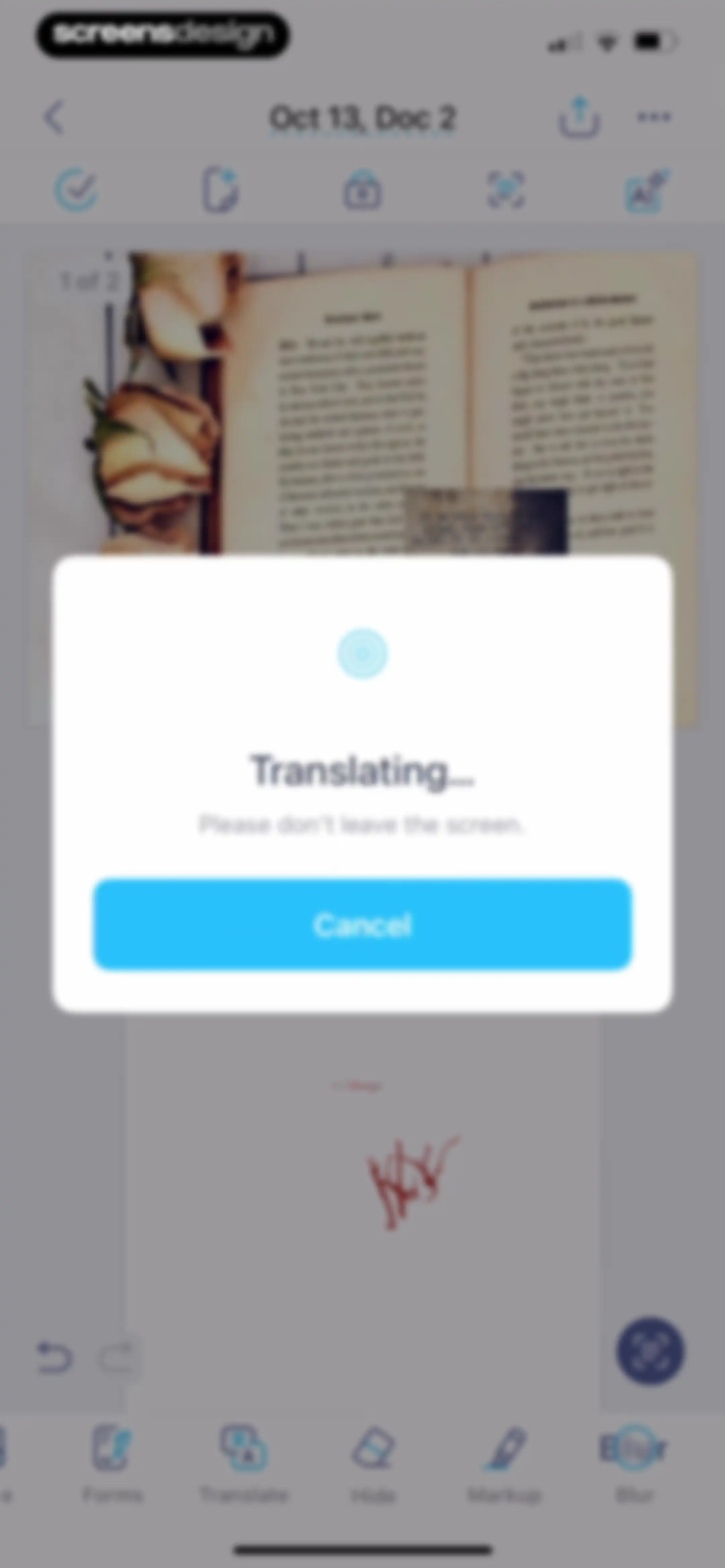 iScanner: PDF Document Scanner screen 84