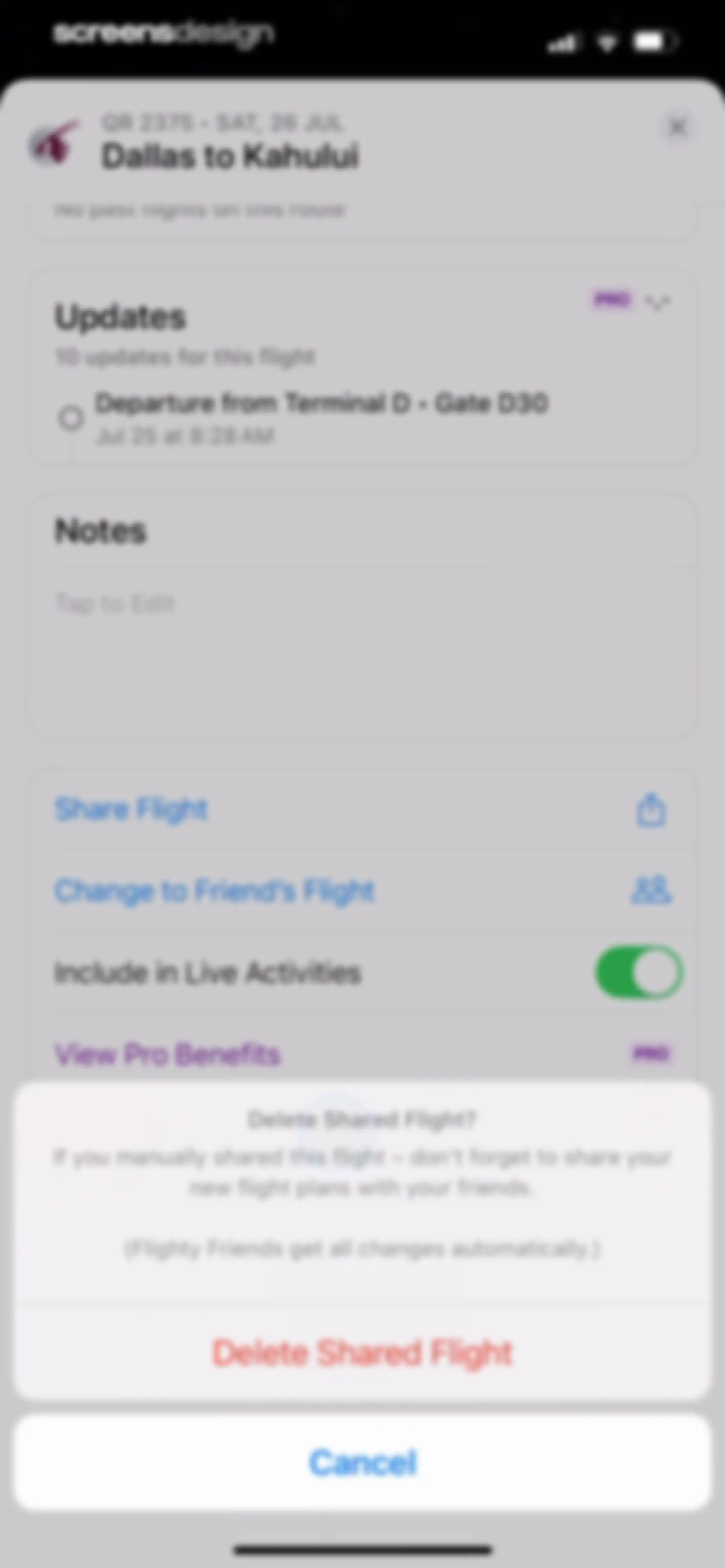 Flighty – Live Flight Tracker screen 84