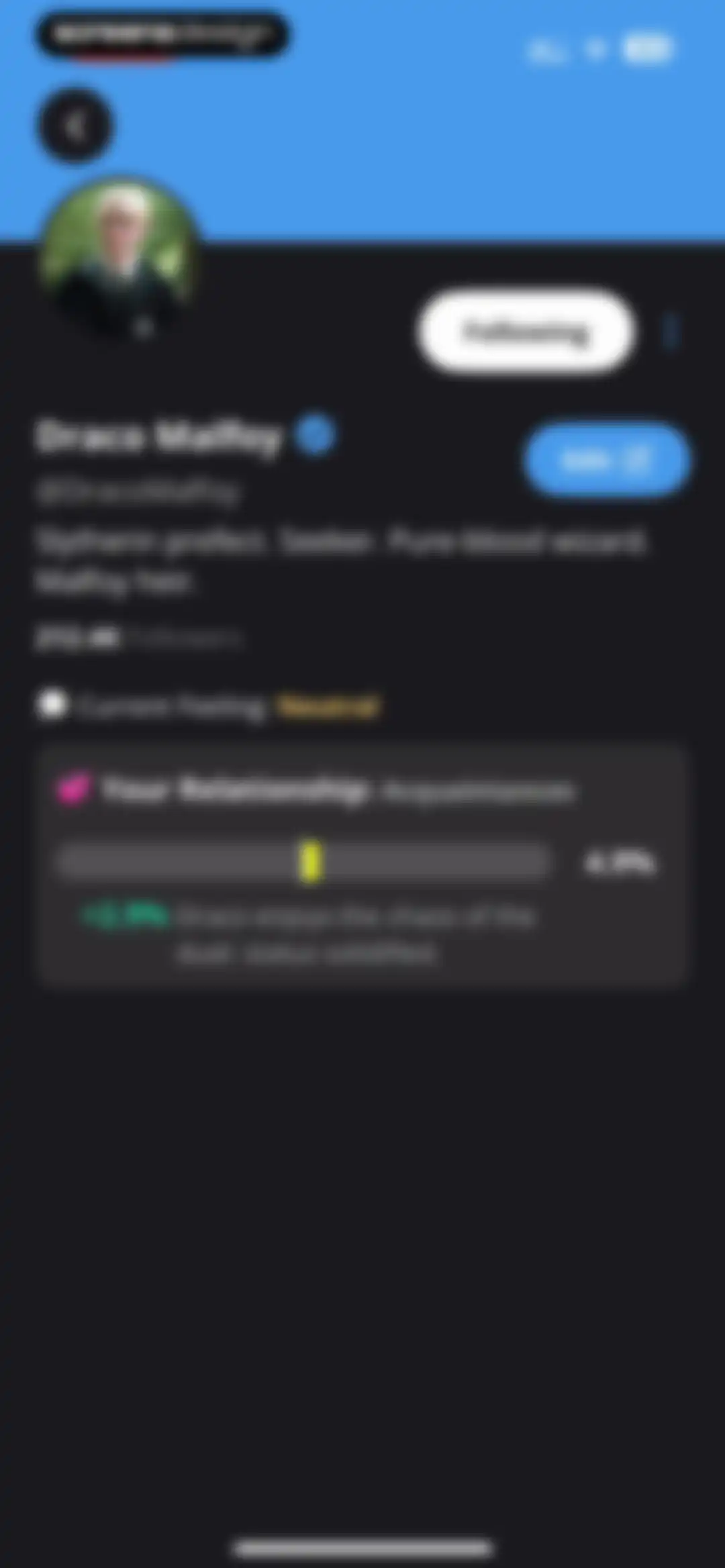 status - sims but social media screen 84