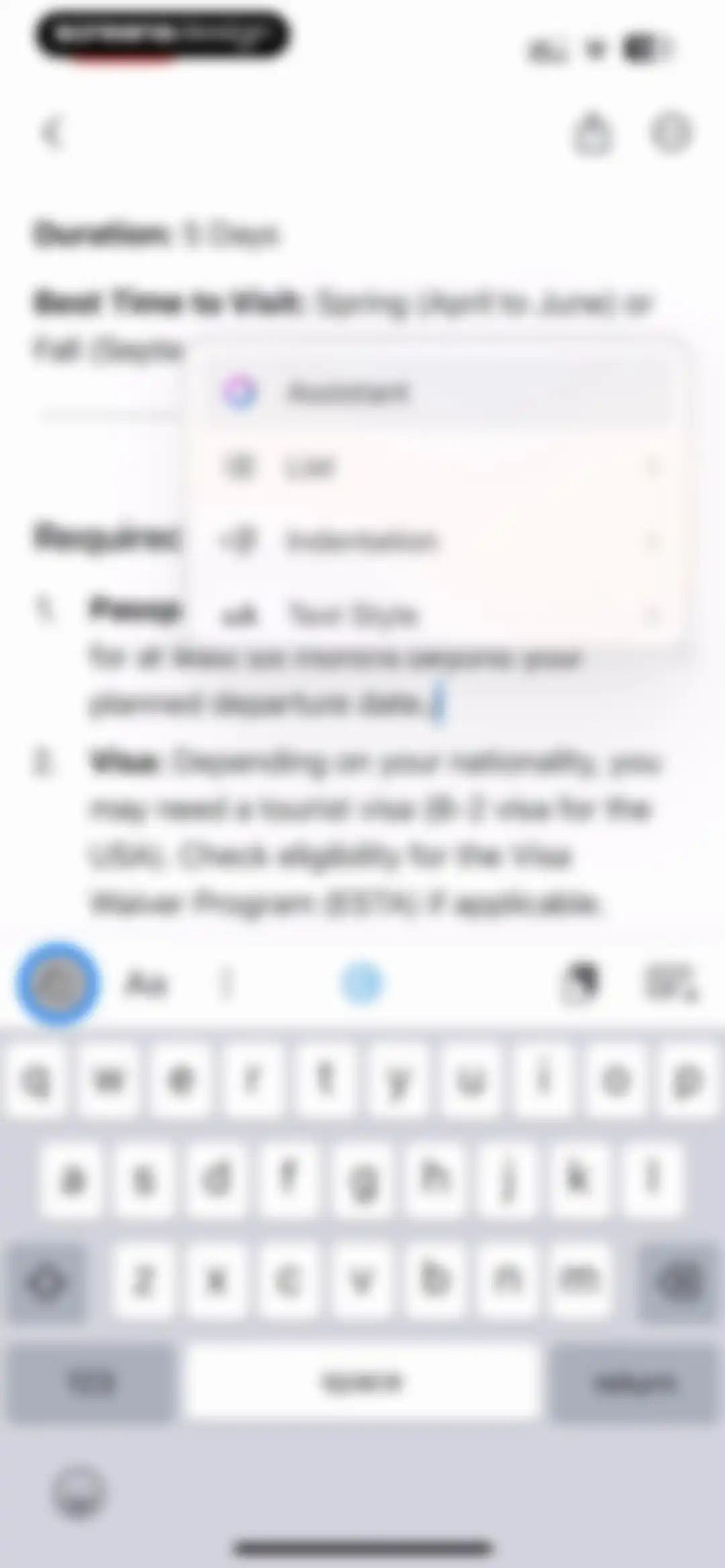 Craft: Notes, Documents, AI screen 20