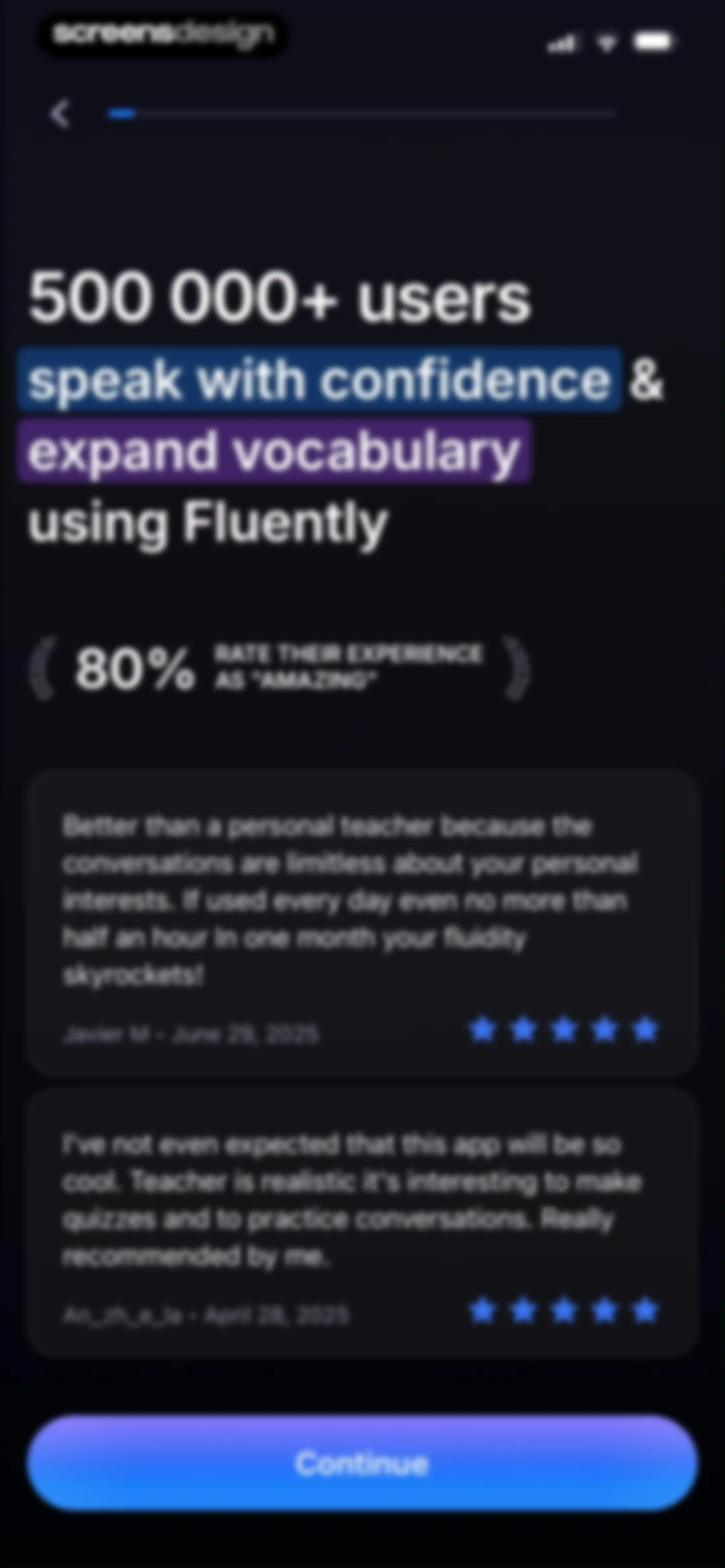 Fluently: AI Language Learning screen 8