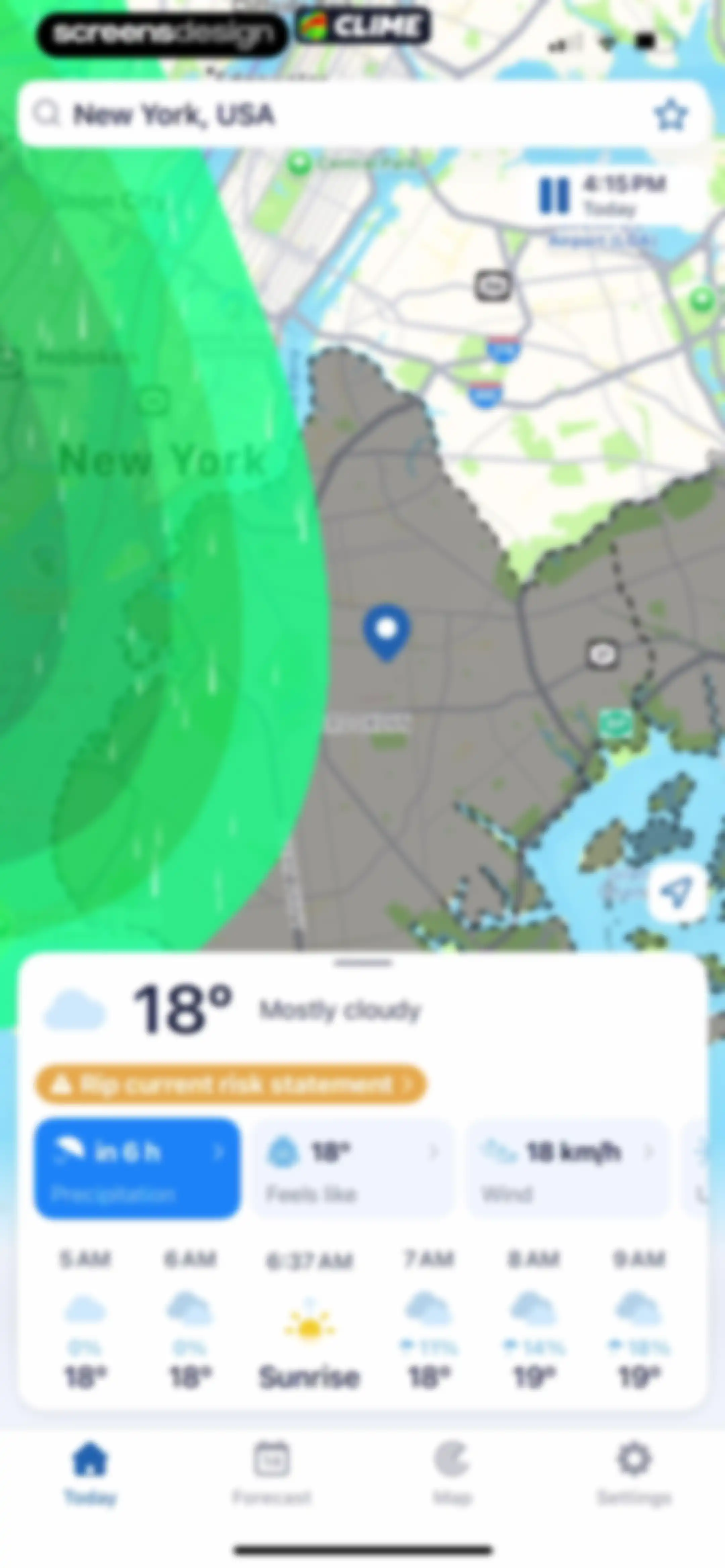 Clime: NOAA Weather Radar Live screen 32