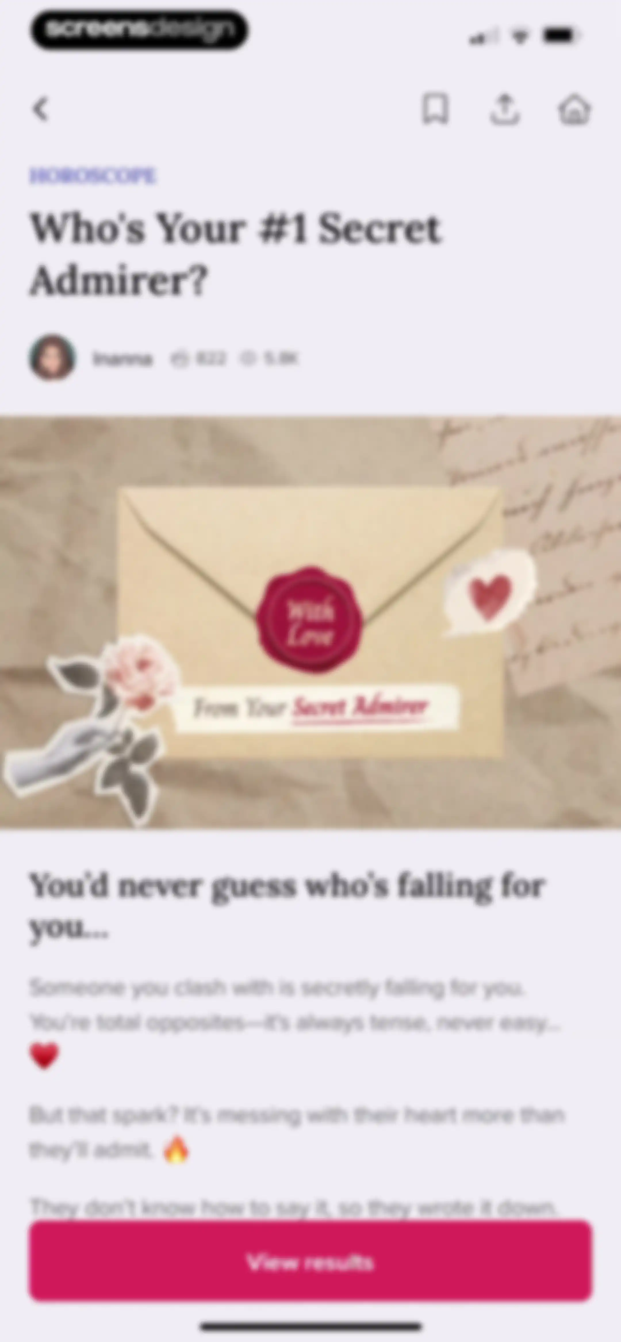 FORCETELLER: Daily Horoscope screen 71