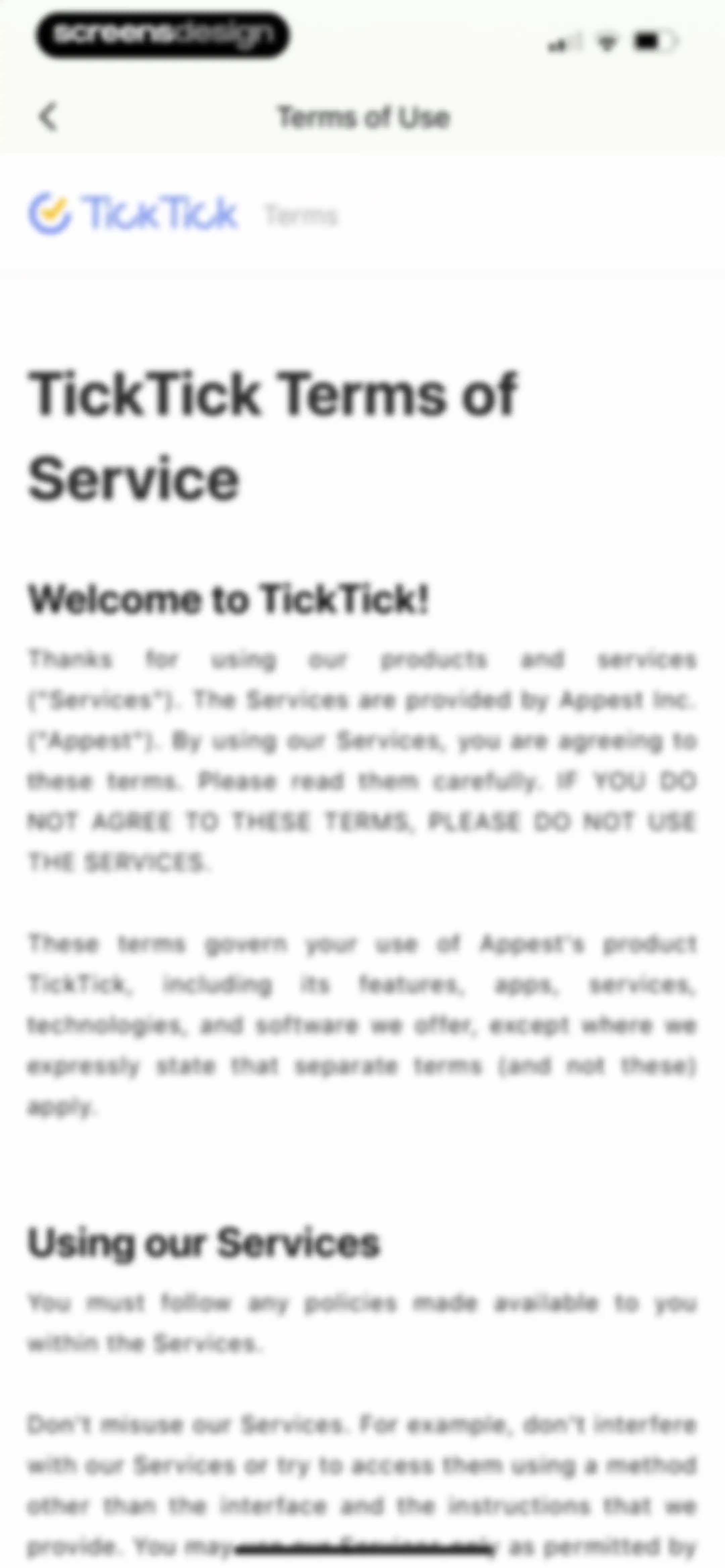 TickTick:To-Do List & Calendar screen 240