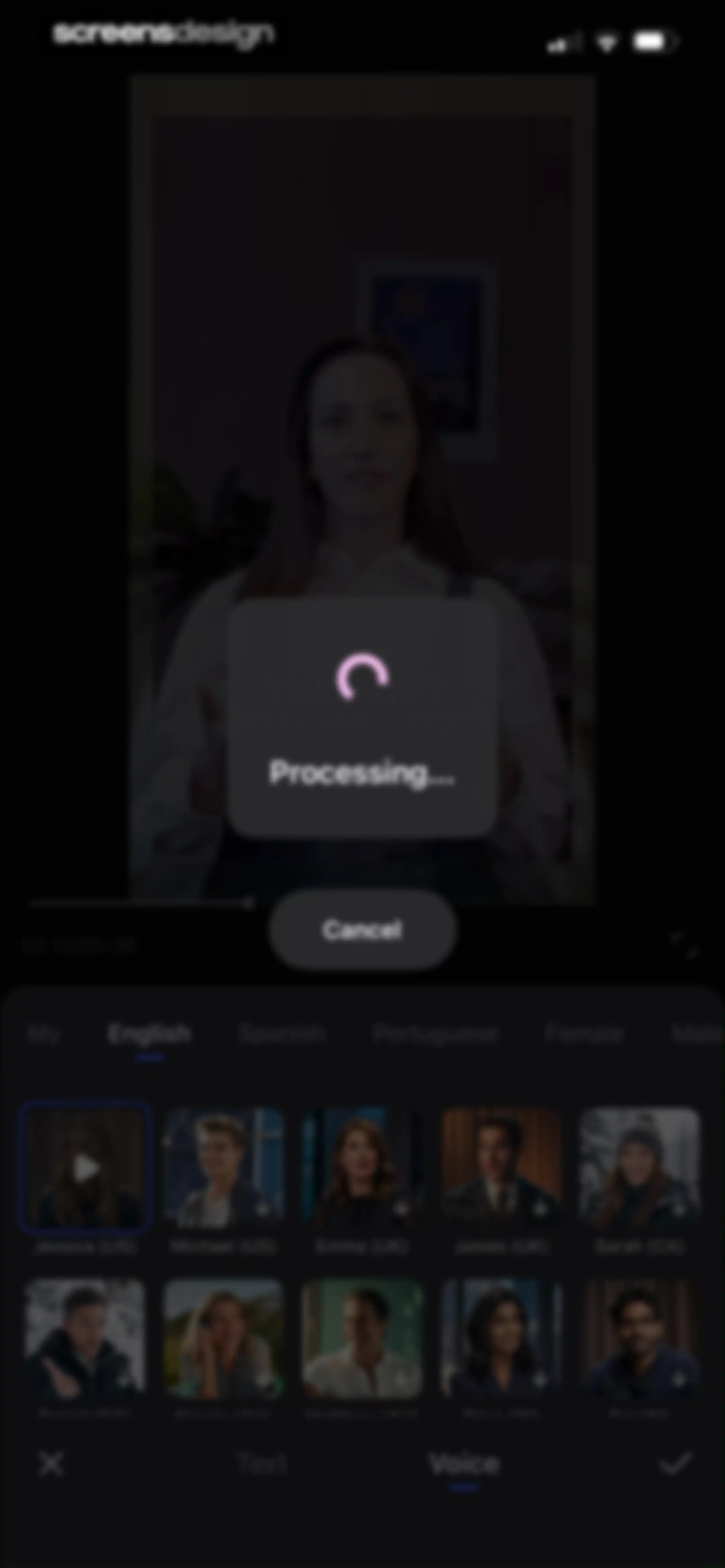 Vmake Labs: create viral video screen 74