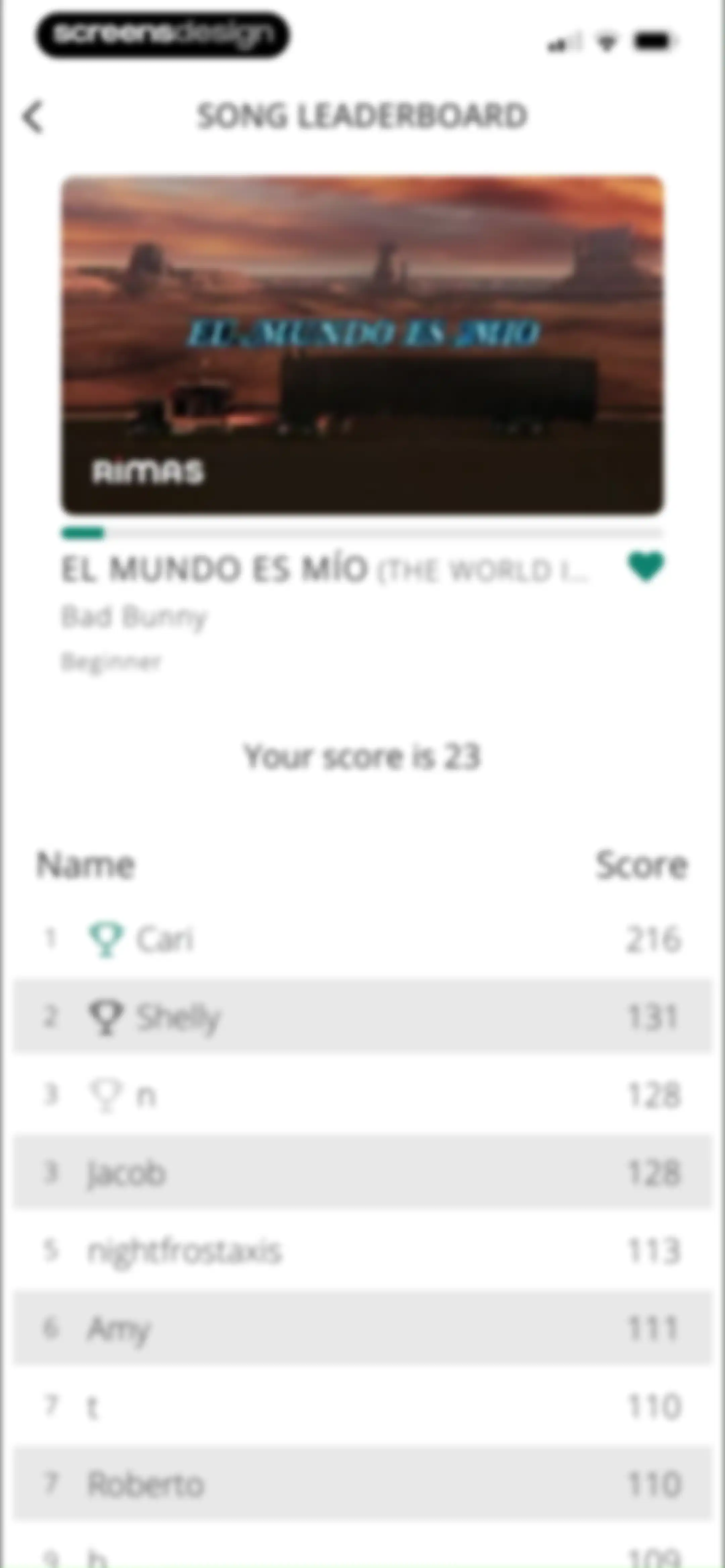 LyricFluent: Learn Languages screen 102