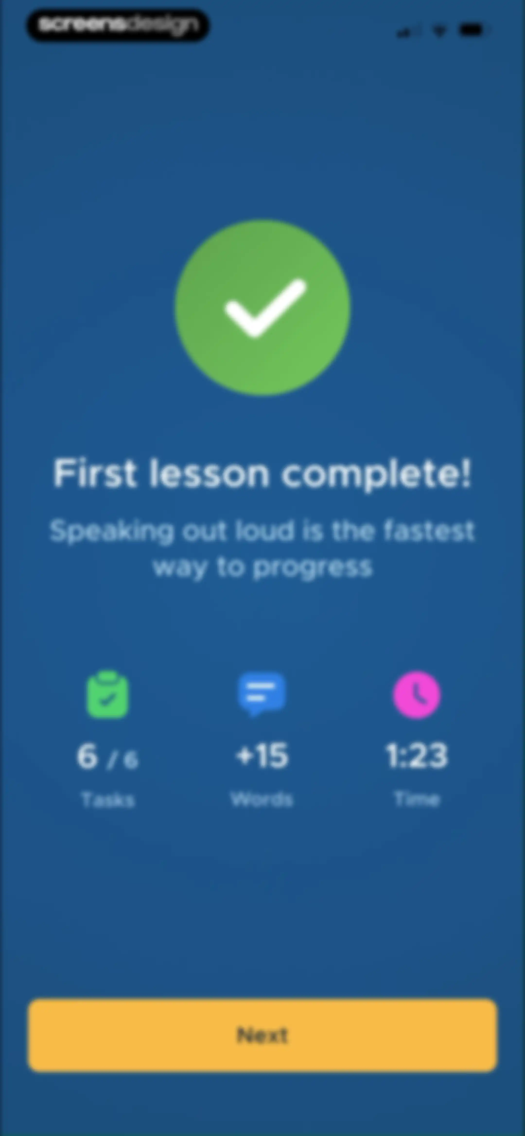 BeeSpeaker Learn English screen 55