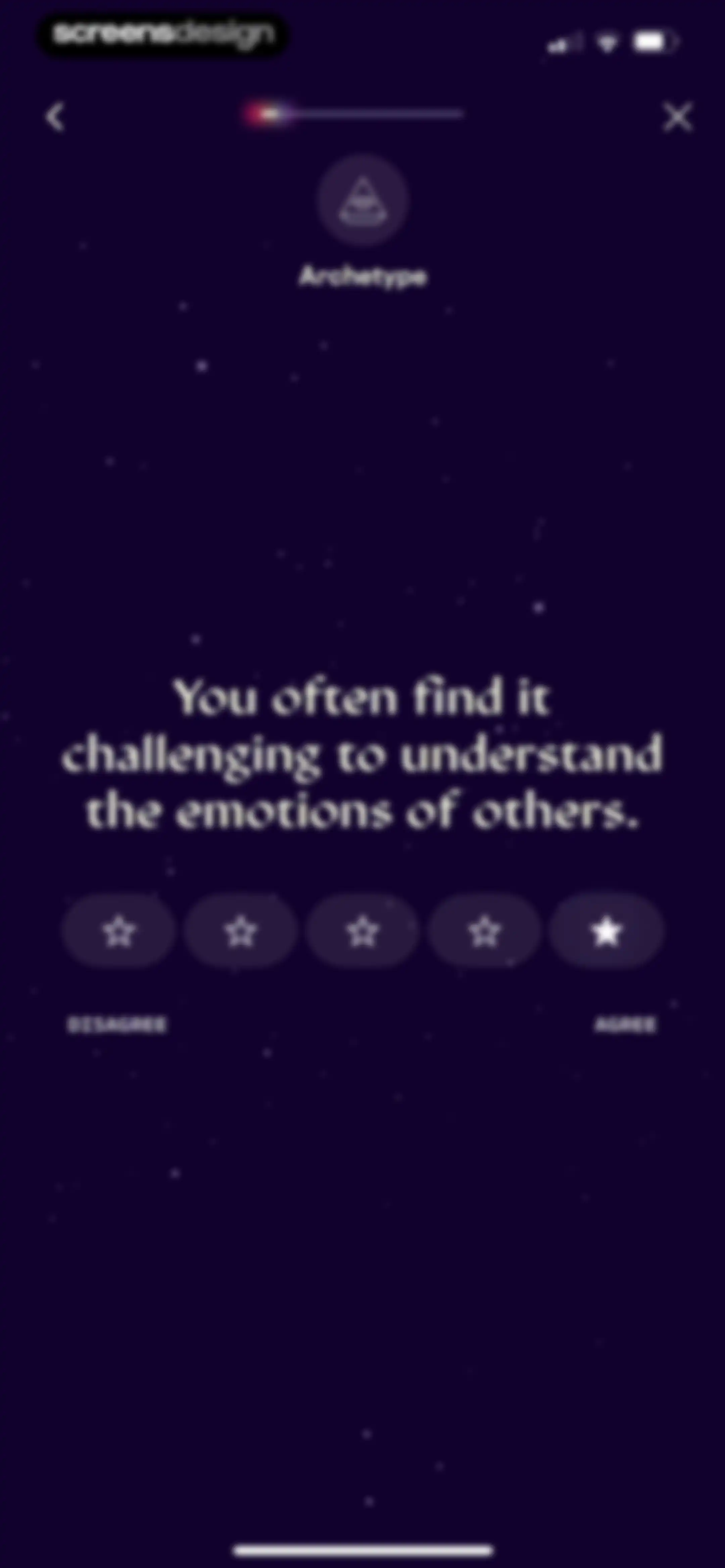 Stardust Period Tracker screen 127