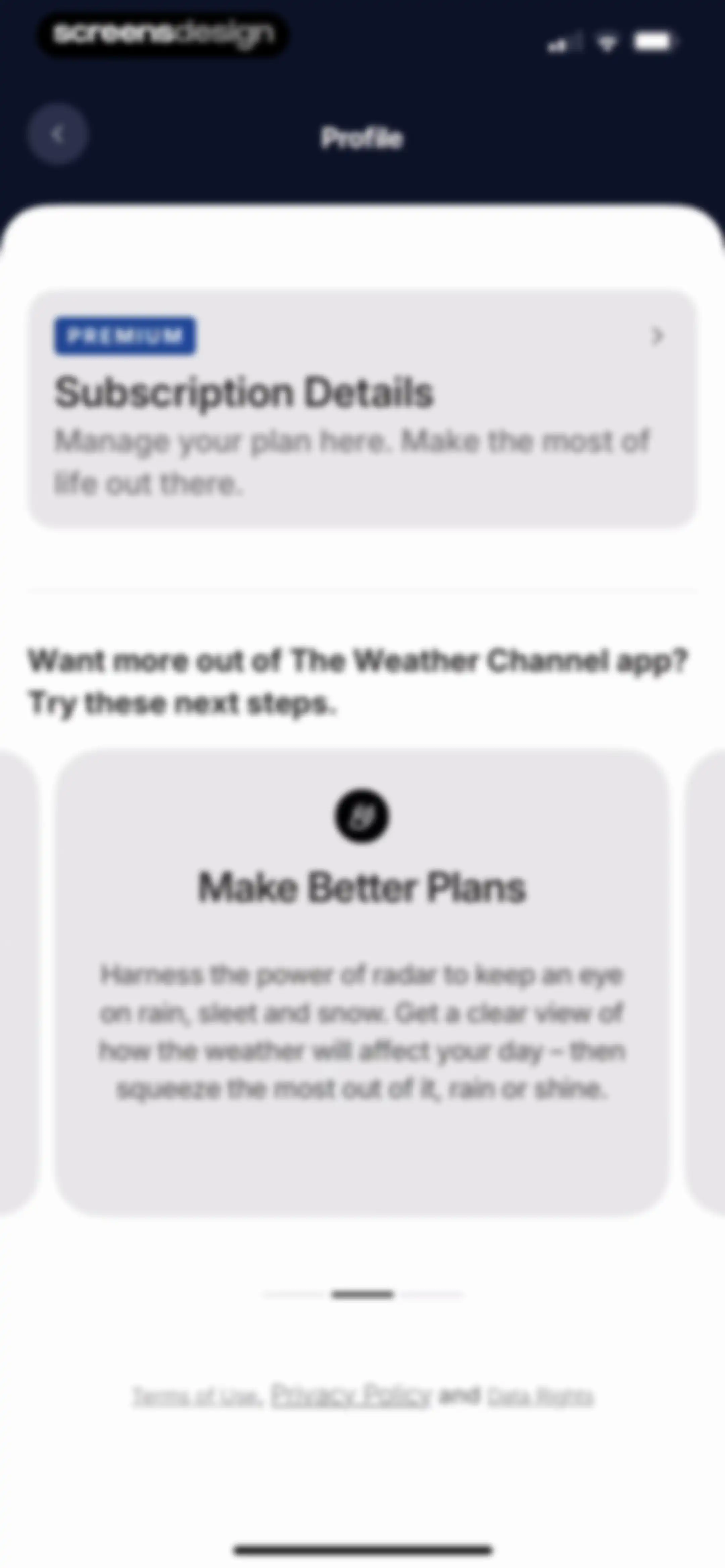 The Weather Channel - Radar screen 103