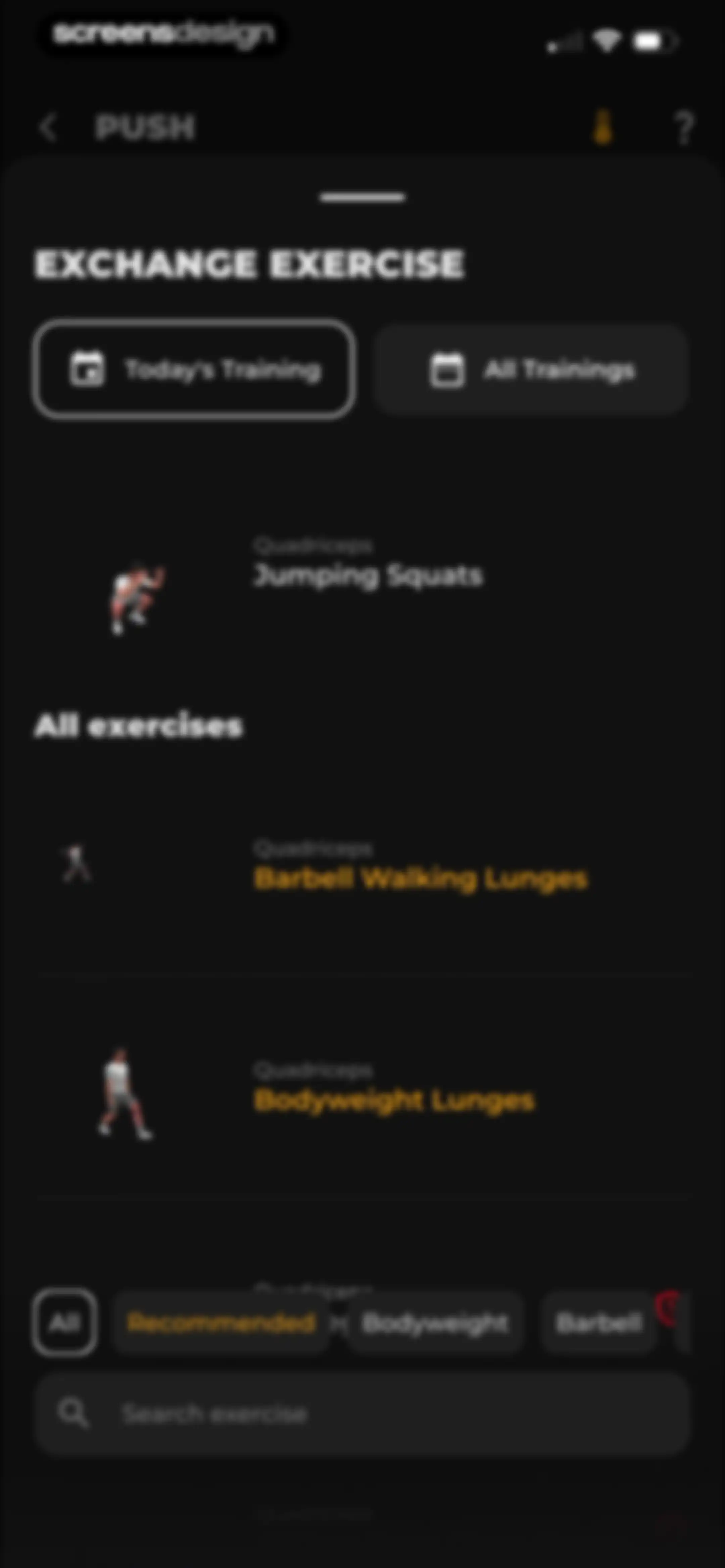 MCI - Personal Training AI screen 62
