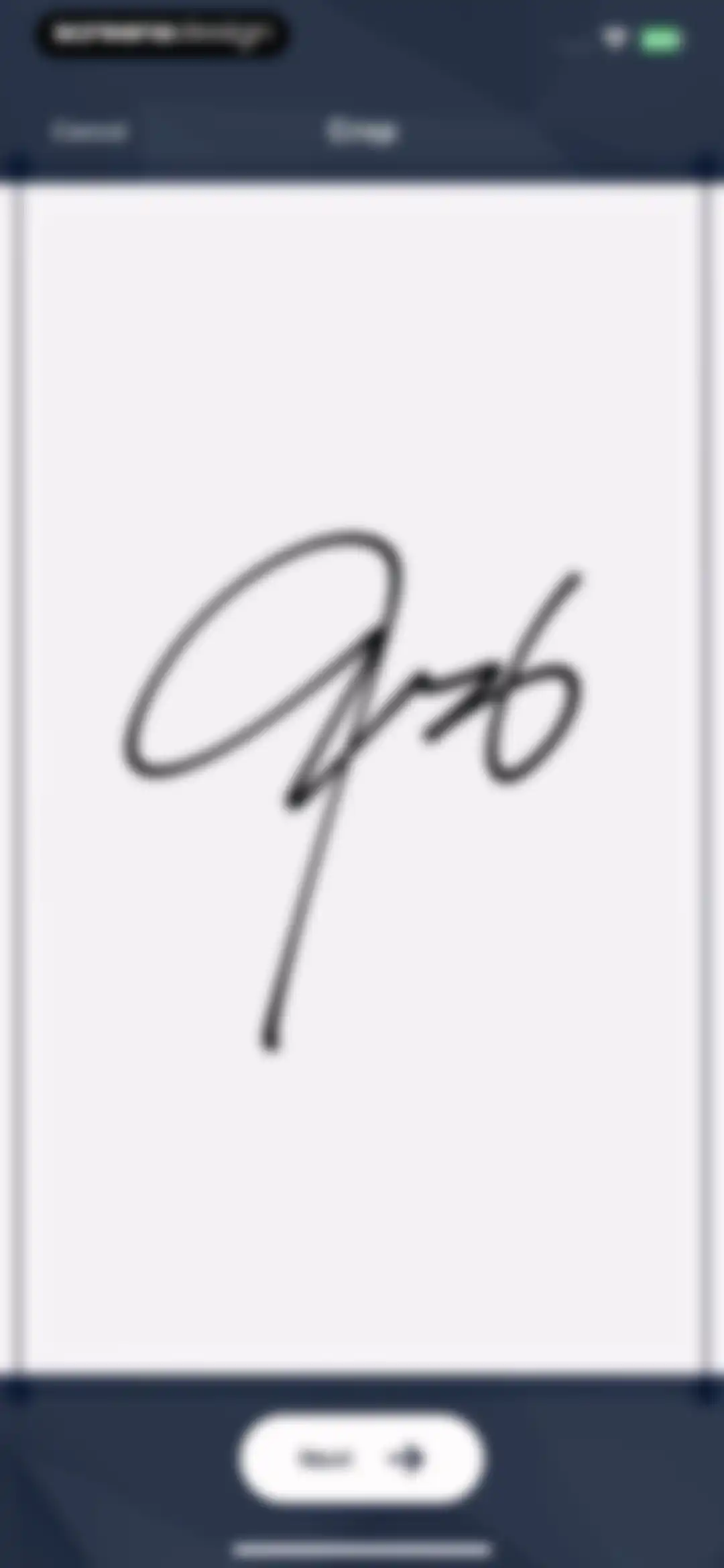 e Signature Scanner, Sign PDF screen 15