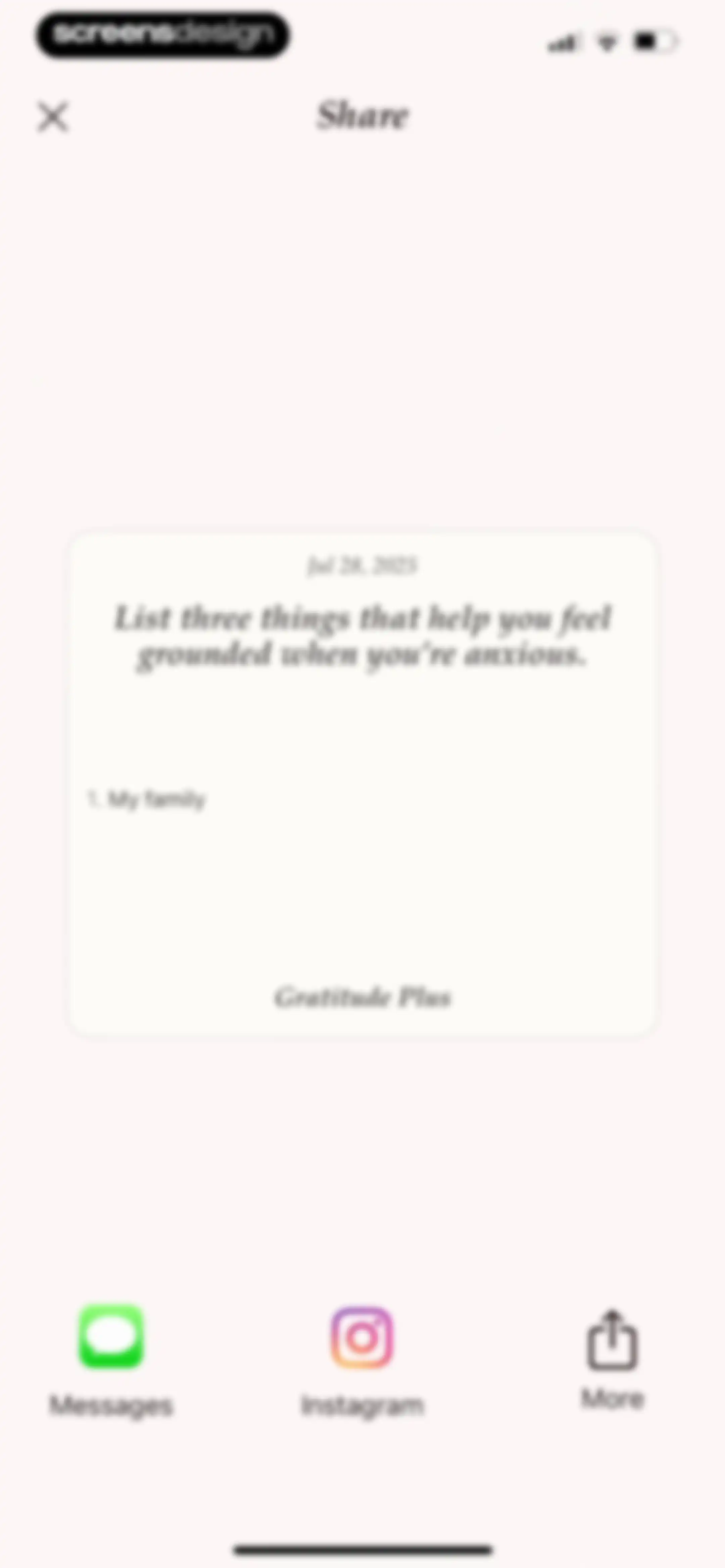 Gratitude Plus – Journal screen 68