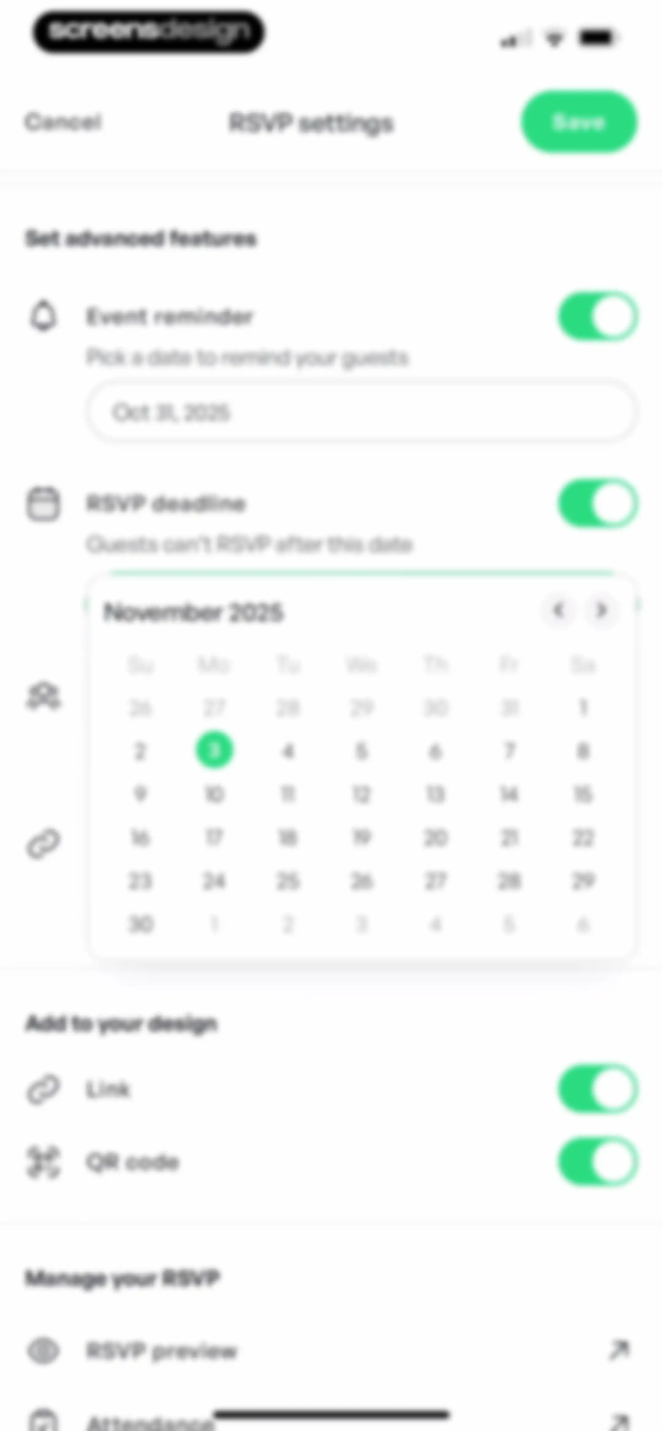 Invitation Maker: Cards & RSVP screen 33