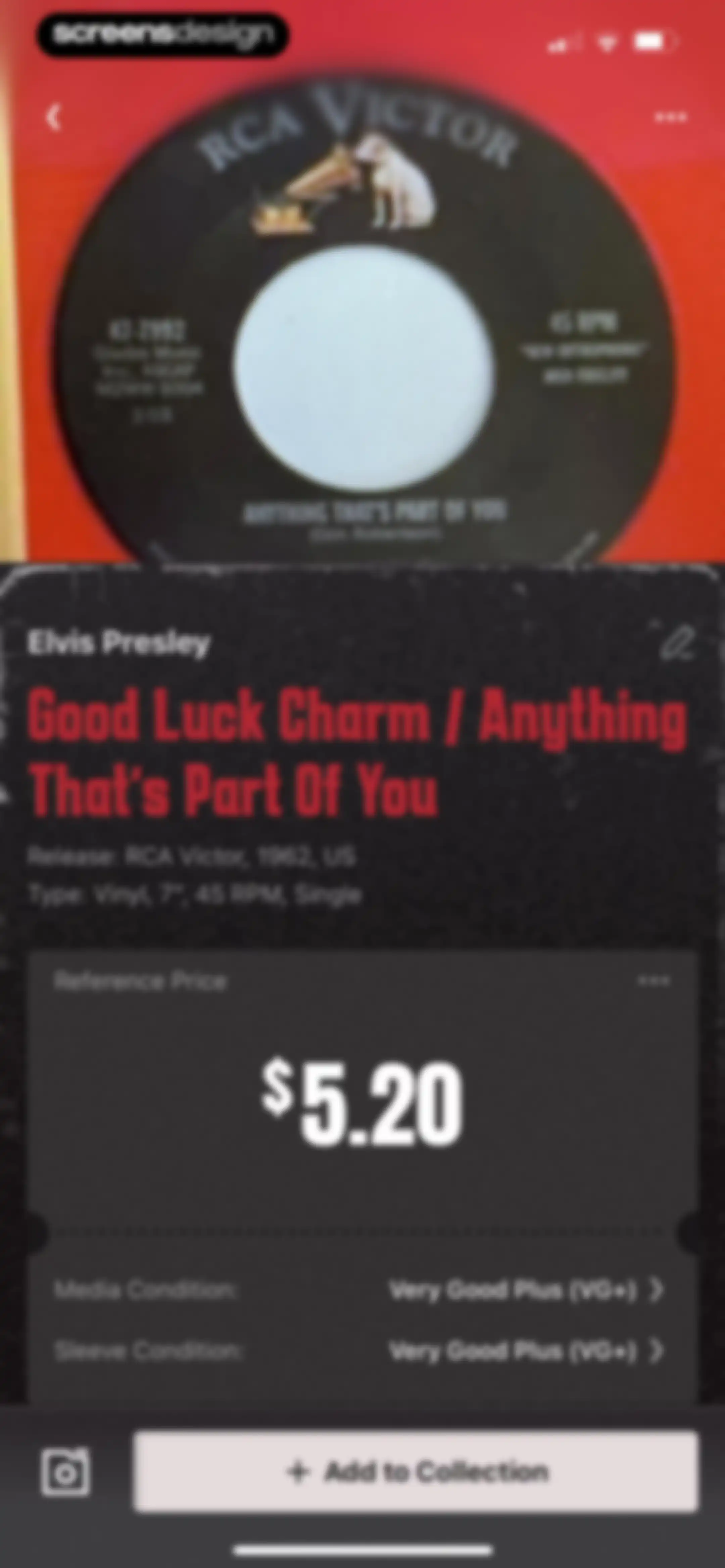 VinylSnap: Scan & Value Record screen 20