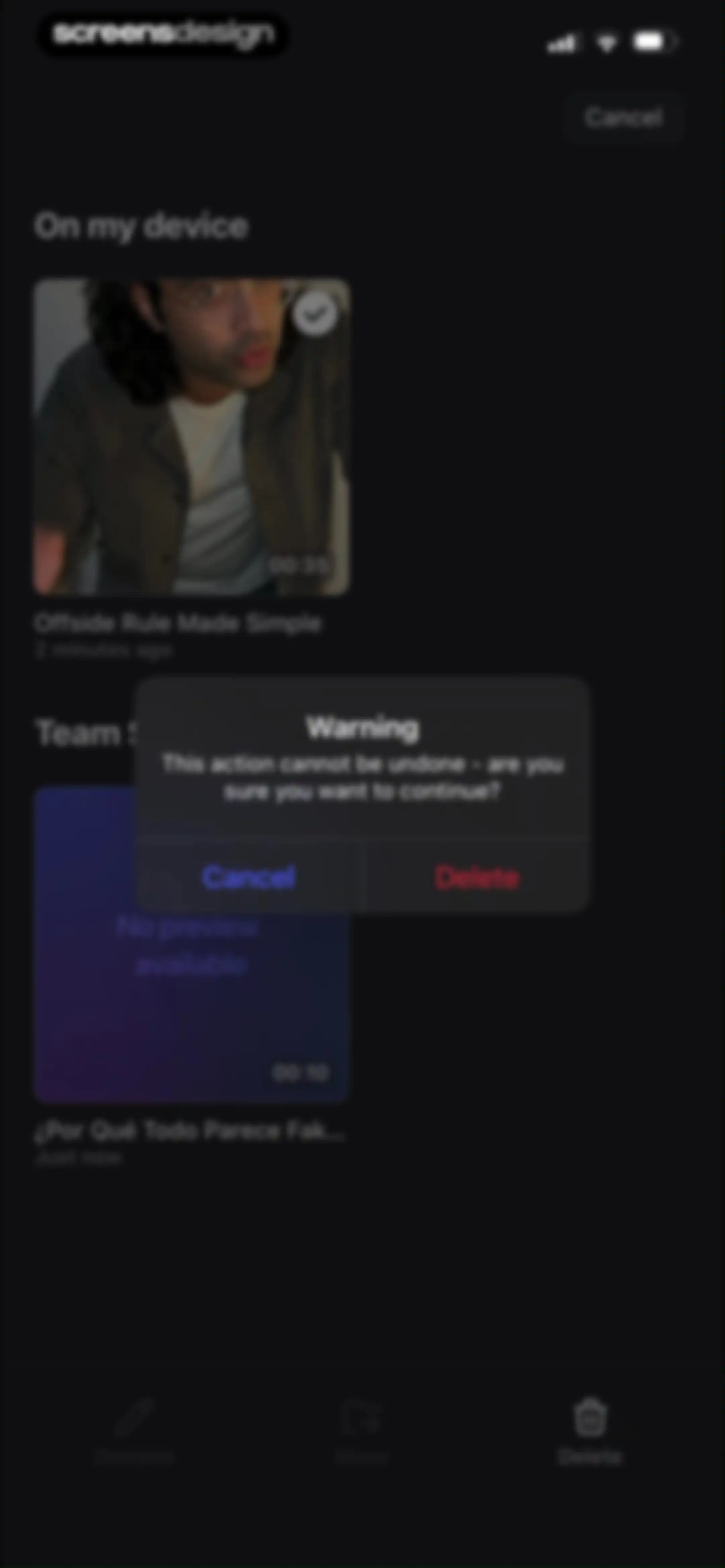 VEED Shorts: AI videos screen 84