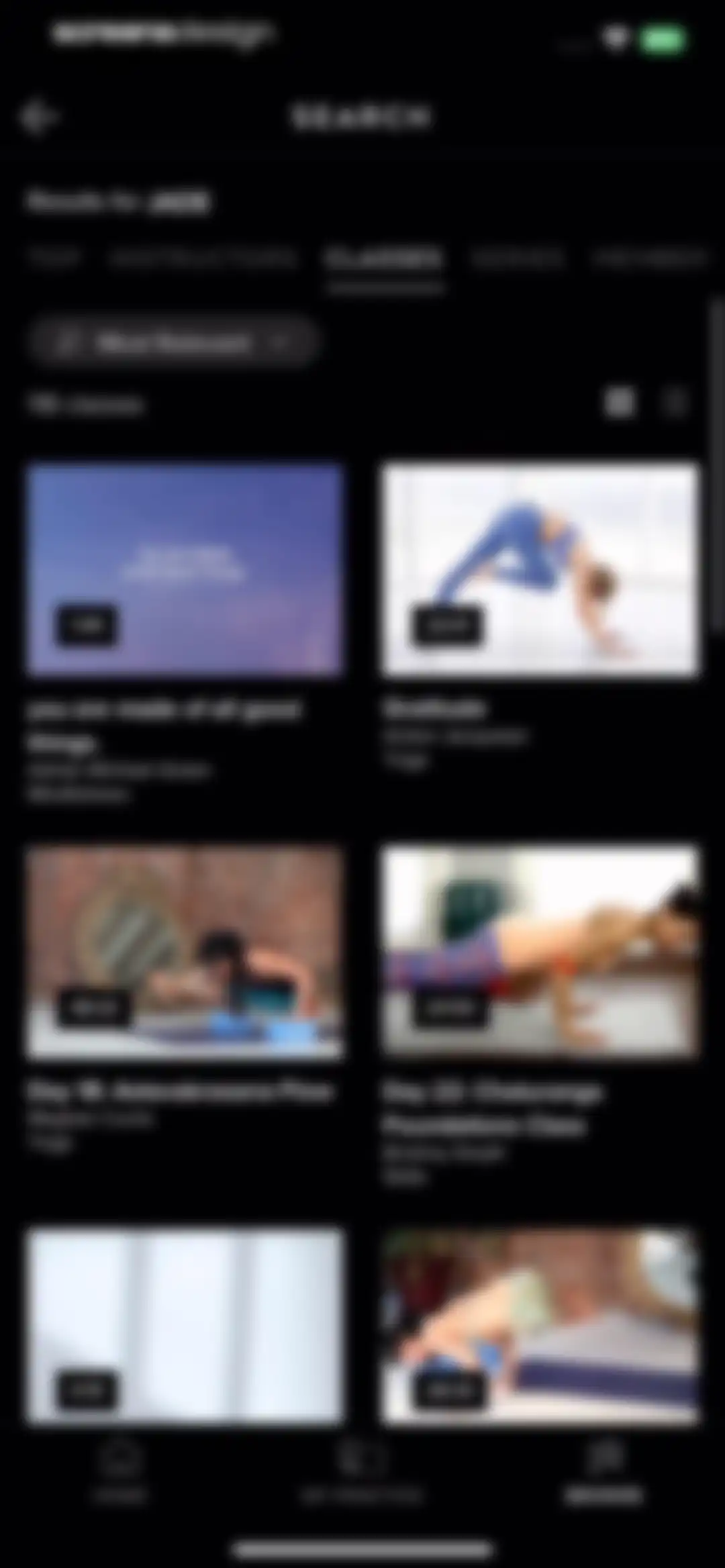 ALO Wellness Club screen 107