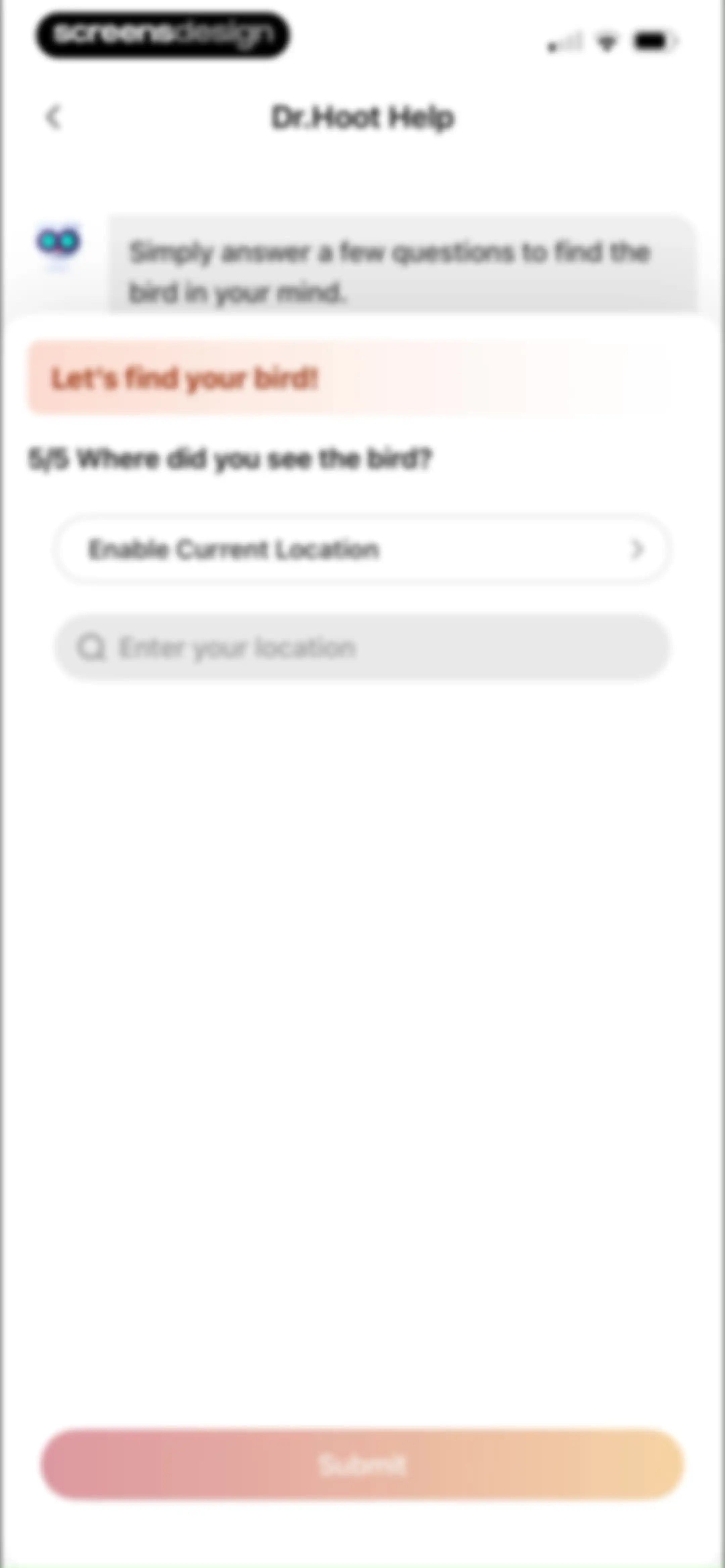 Picture Bird: Bird identifier screen 68