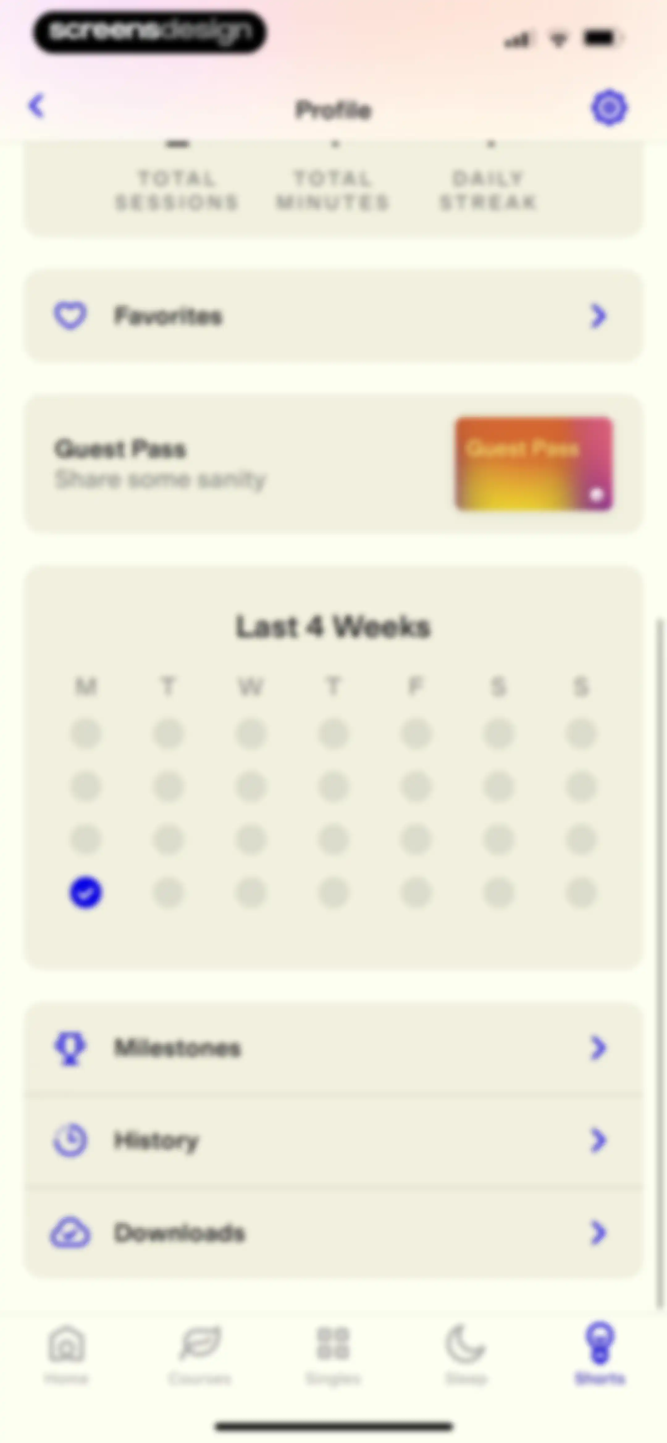 Happier Meditation screen 122
