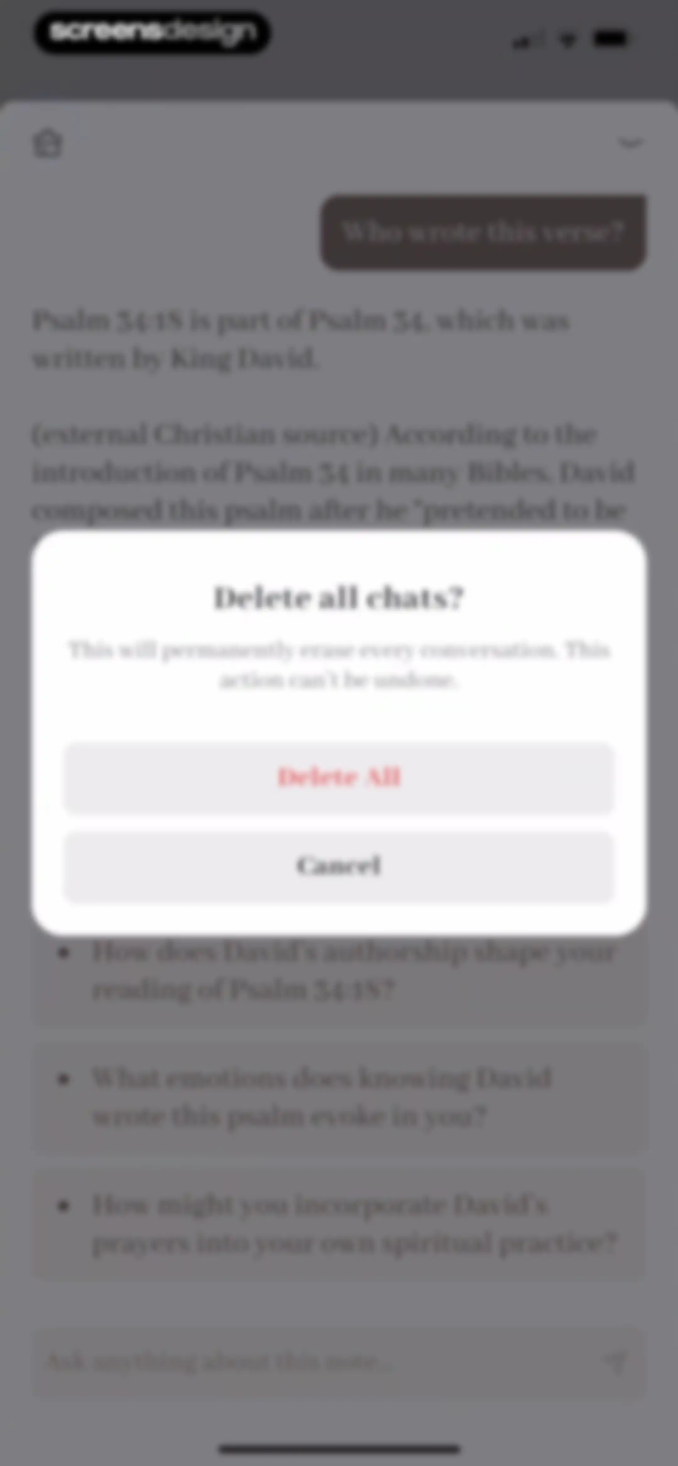 Bible Note: Sermon Notes screen 51
