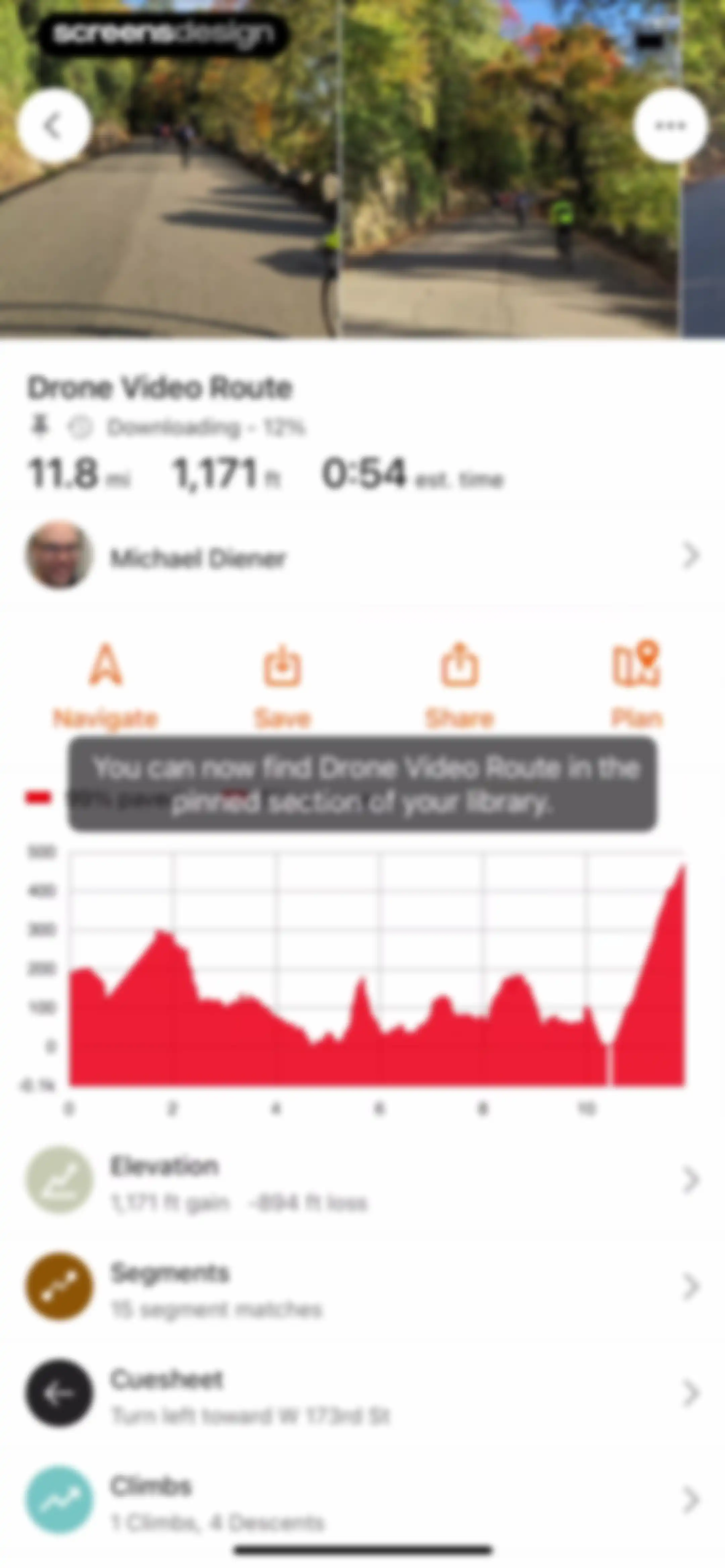 Ride with GPS: Bike Navigation screen 38